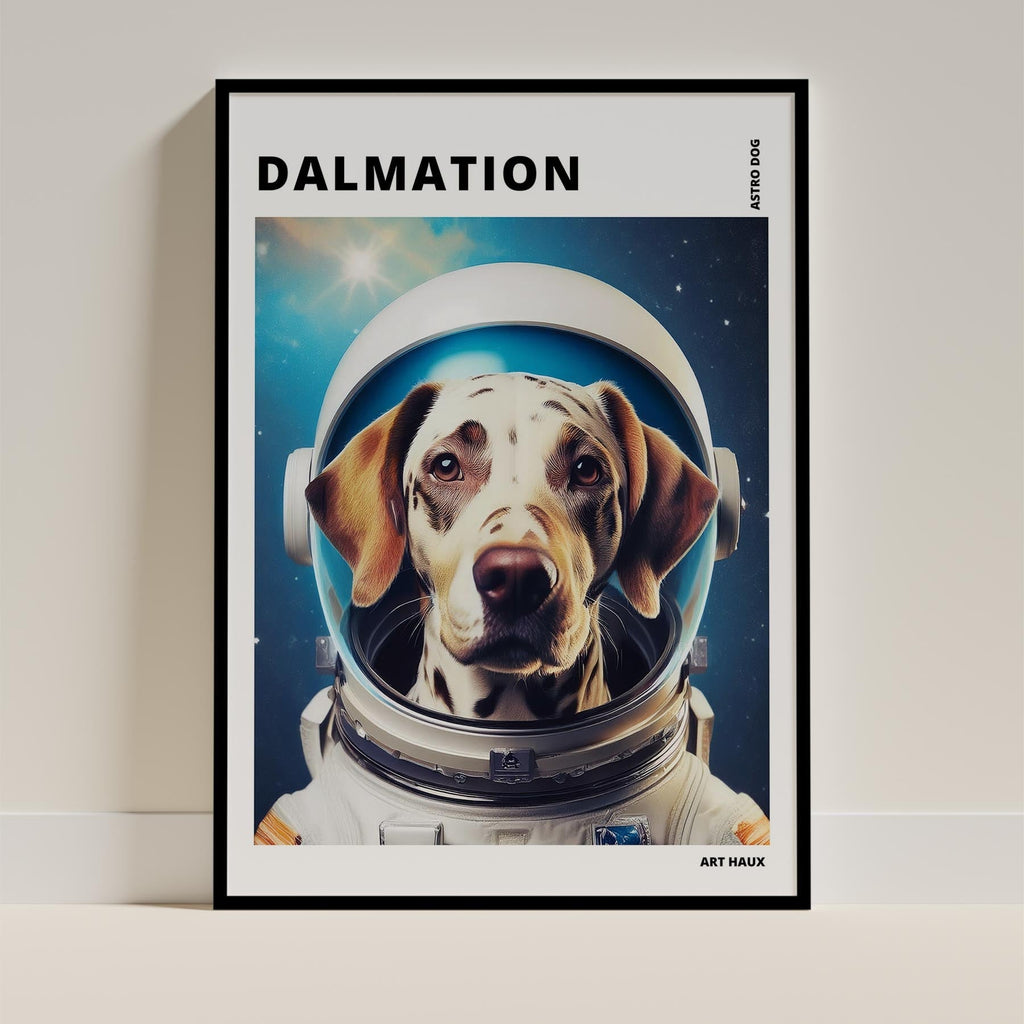Dalmatian Astronaut Dog Series with Text Astro Dog image 11