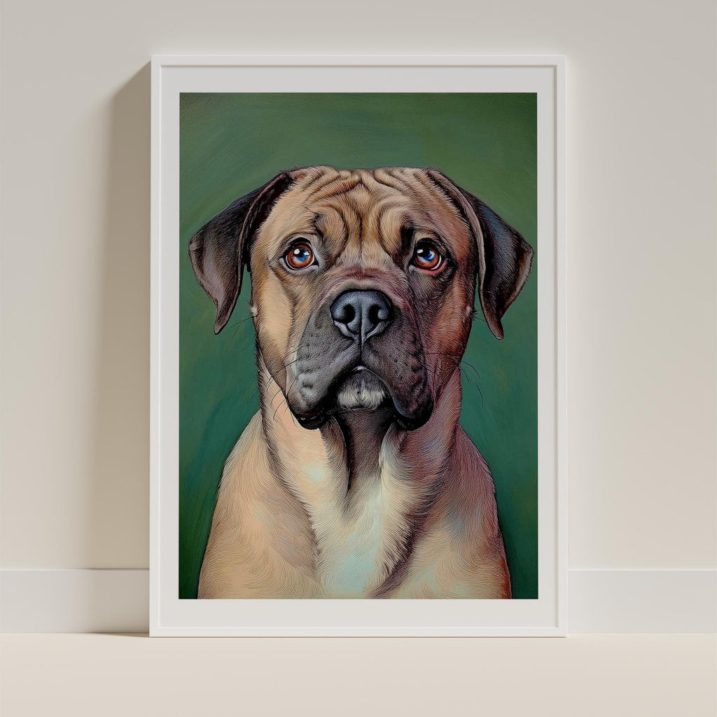 Dogue de Bordeaux Green Painted Series image 9