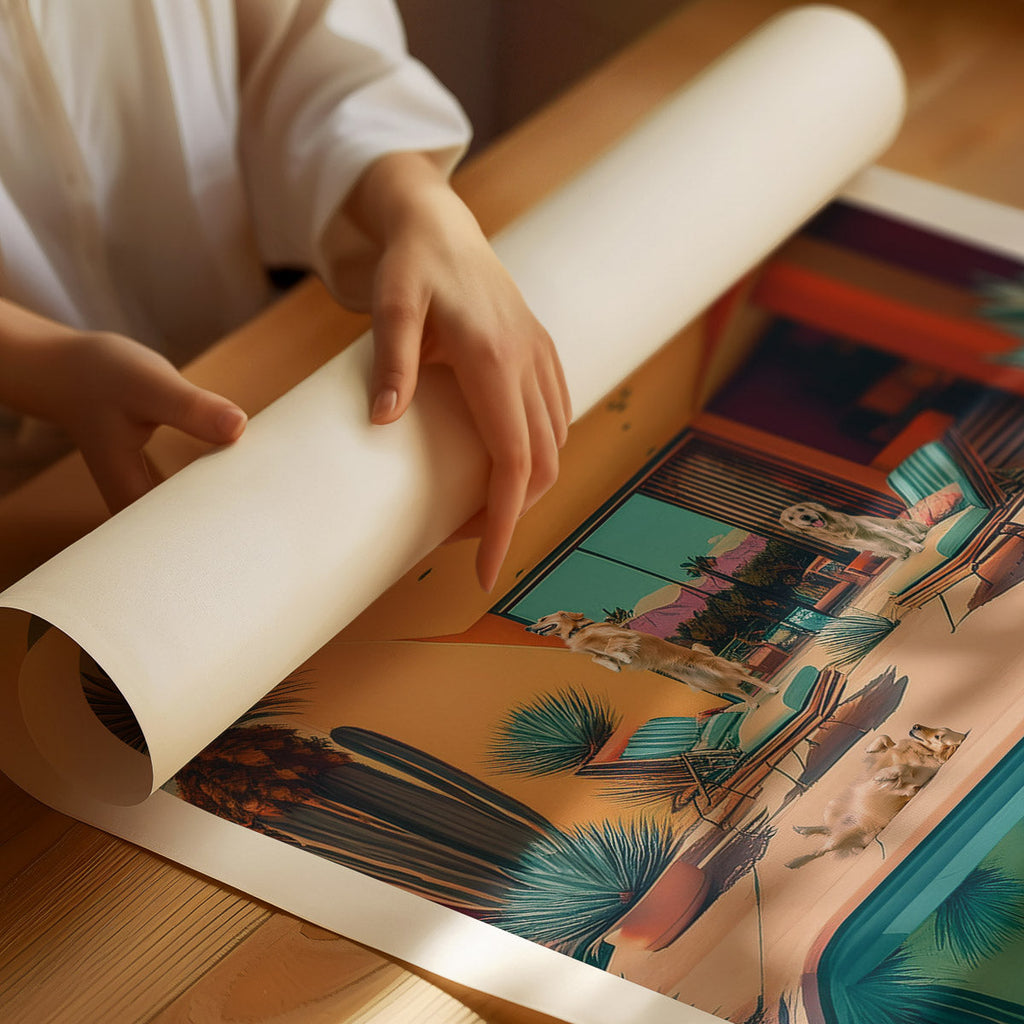 Golden Terrier Pool Party image 3