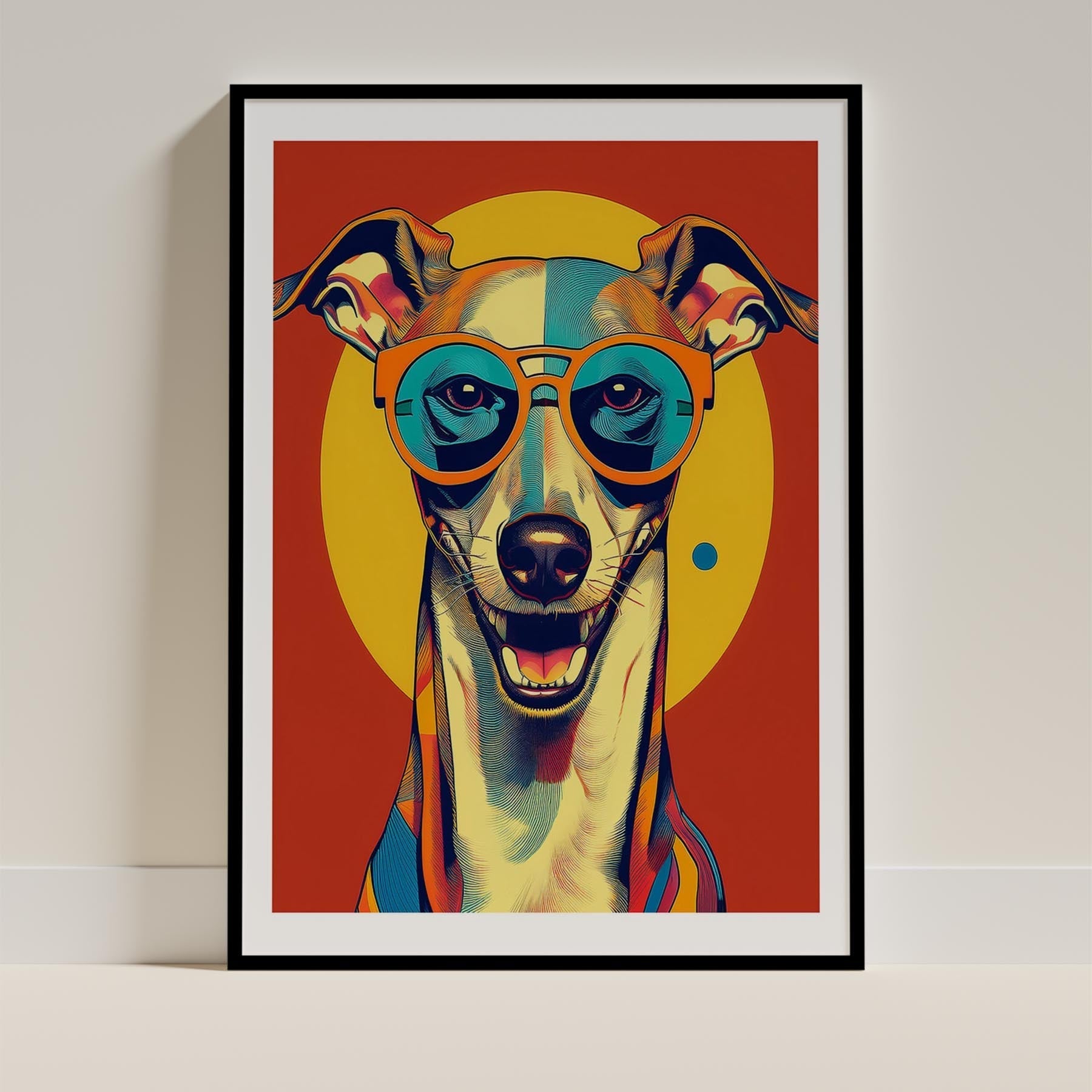 Grayhound In Colourful Sunnies 2 image 13