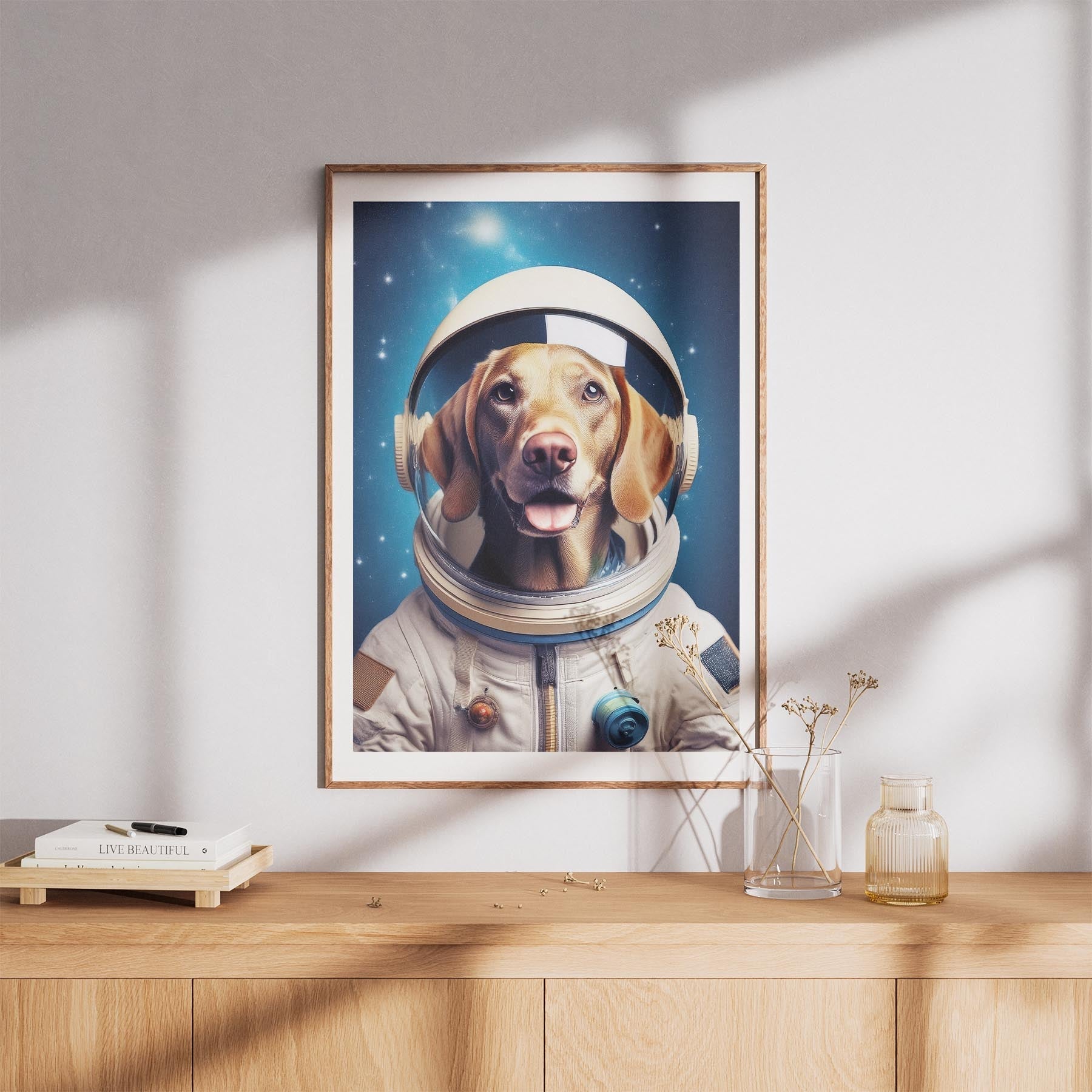 Hungarian Vizsla Astronaut Dog Series image 8
