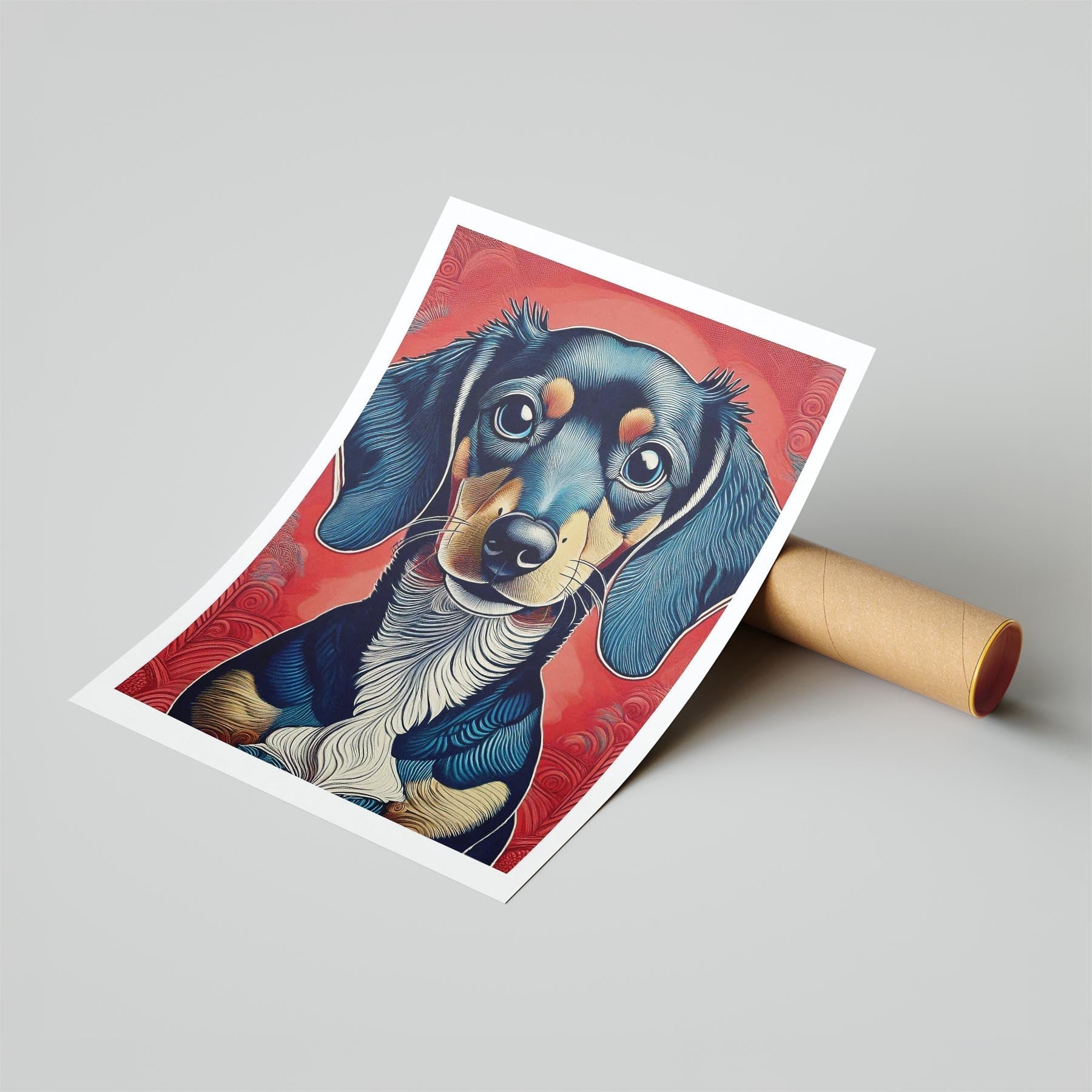 Dachshund Hokusai Japanese Inspired Dog Series 2 image 6