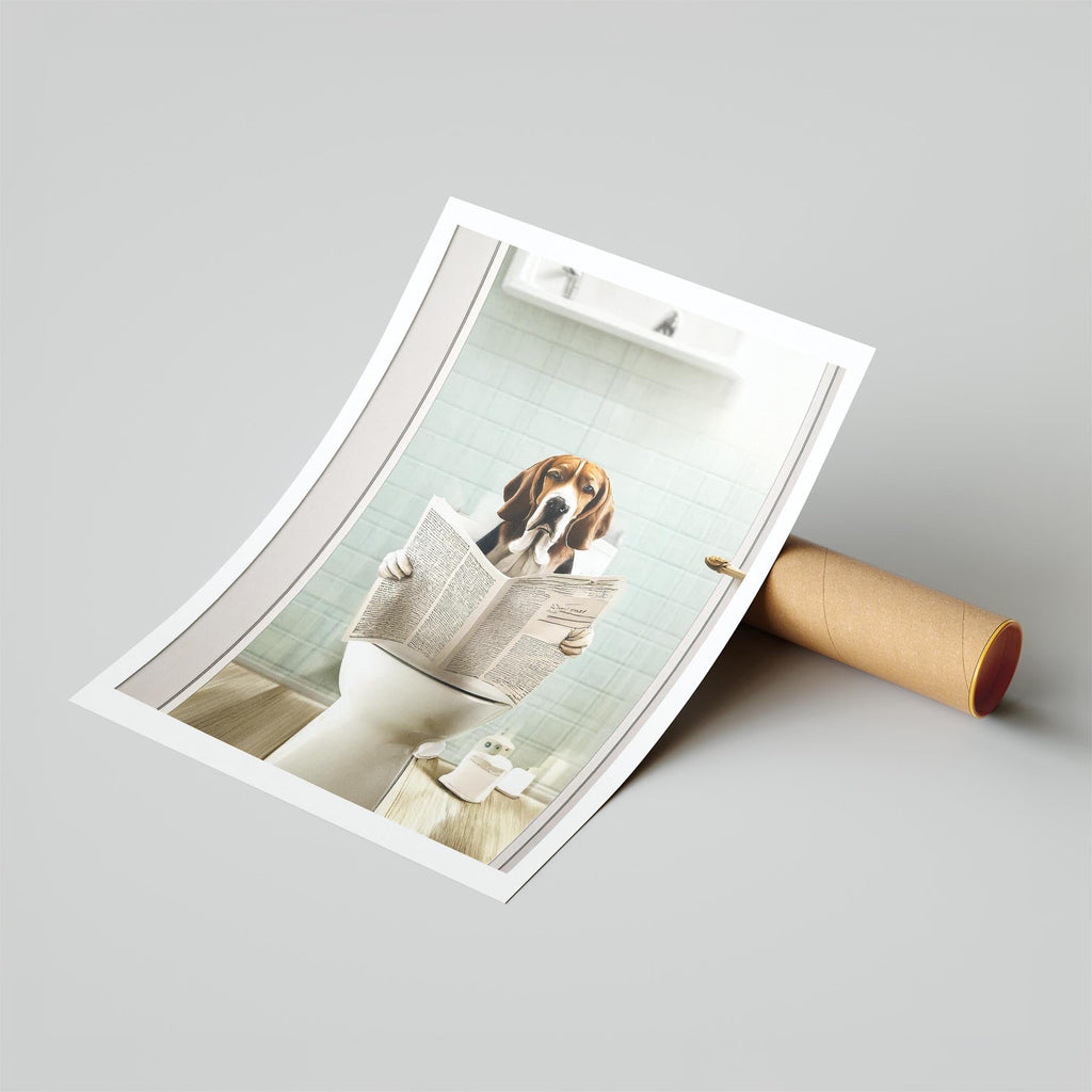 Beagle Toilet Humour Dog Series 1 image 6