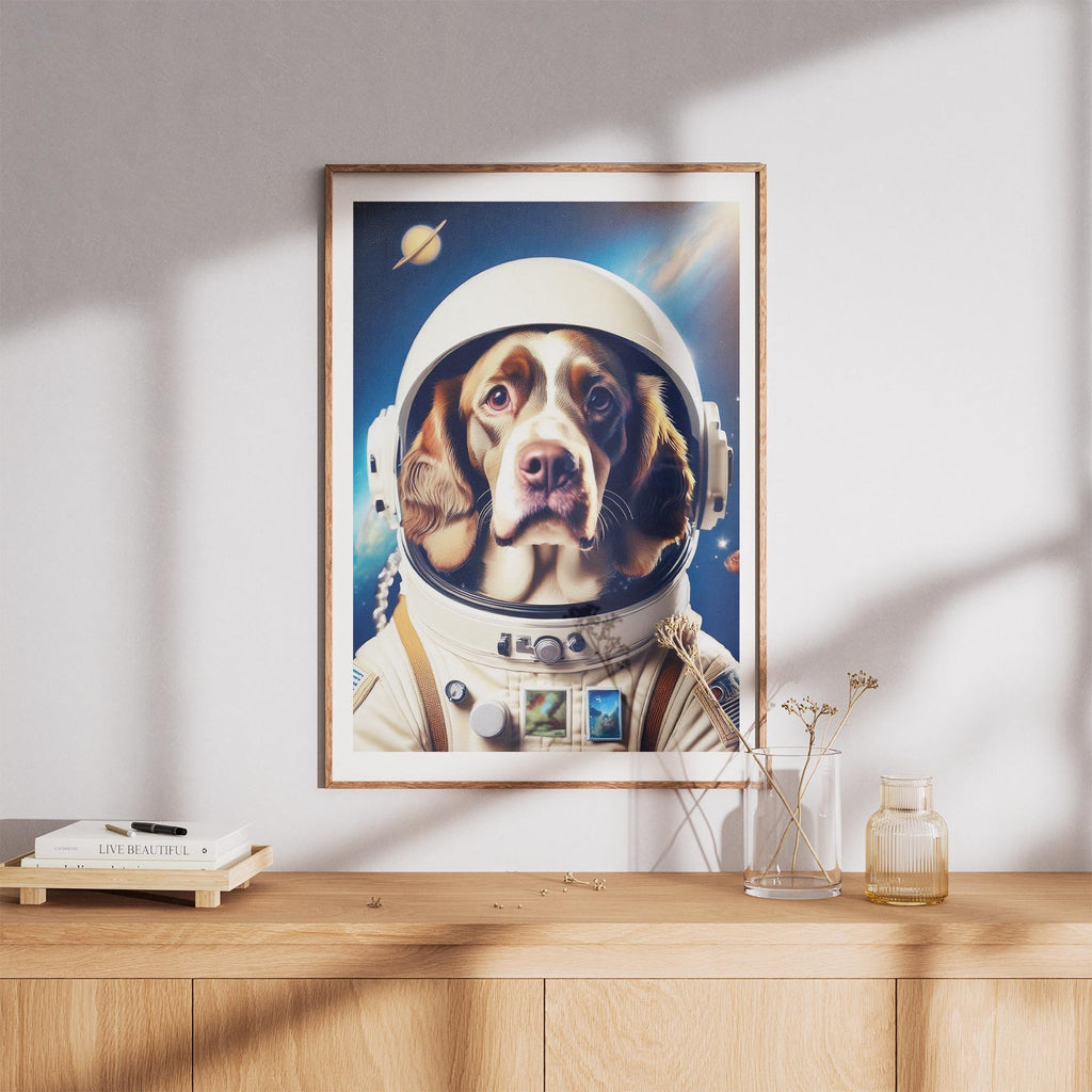 English Springer Spaniel Astronaut Dog Series image 8