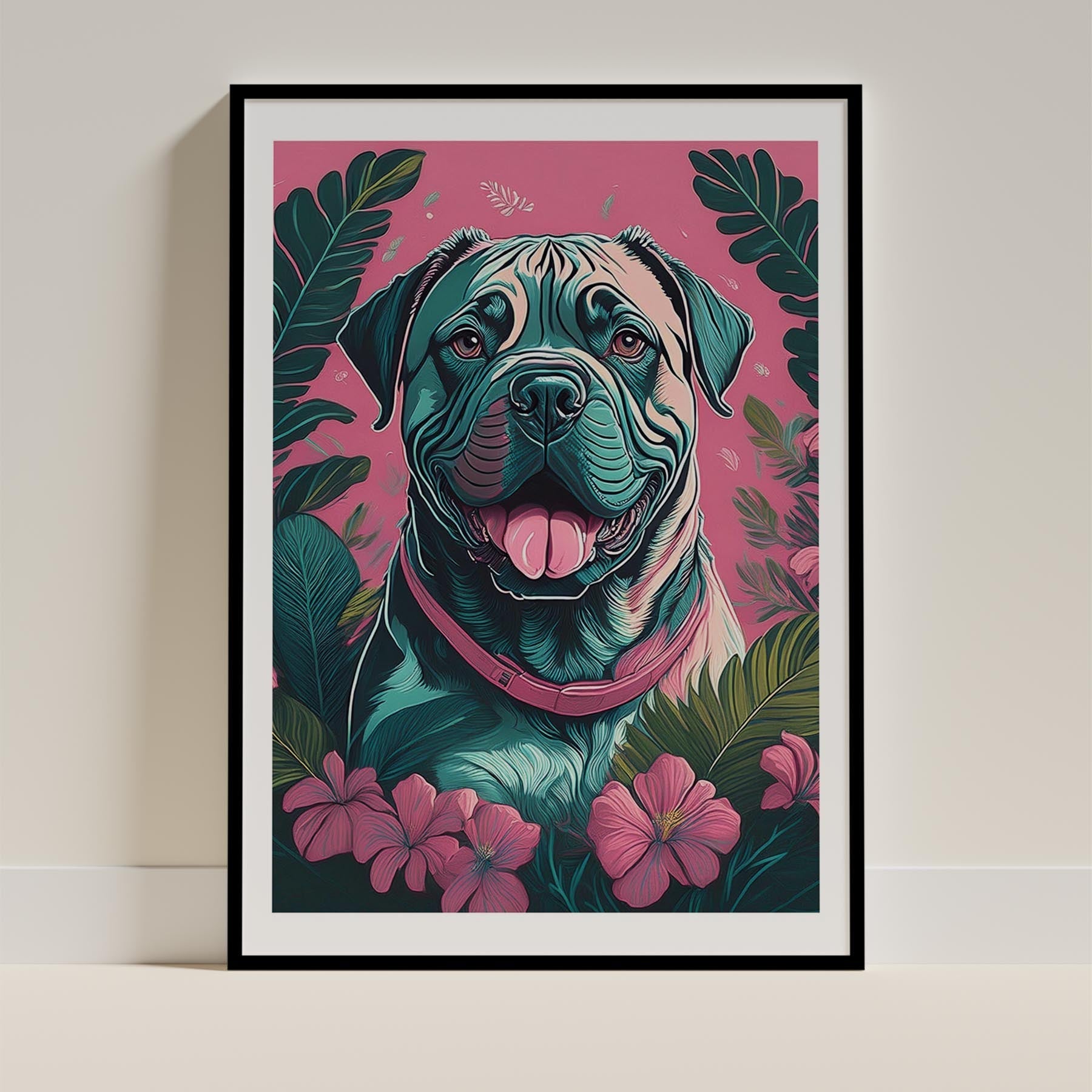 Bullmastiff Flowery Dog image 11