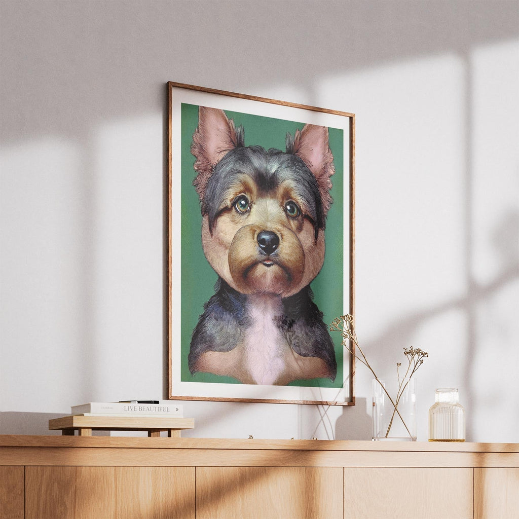 Yorkshire Terrier Green Painted Series image 5