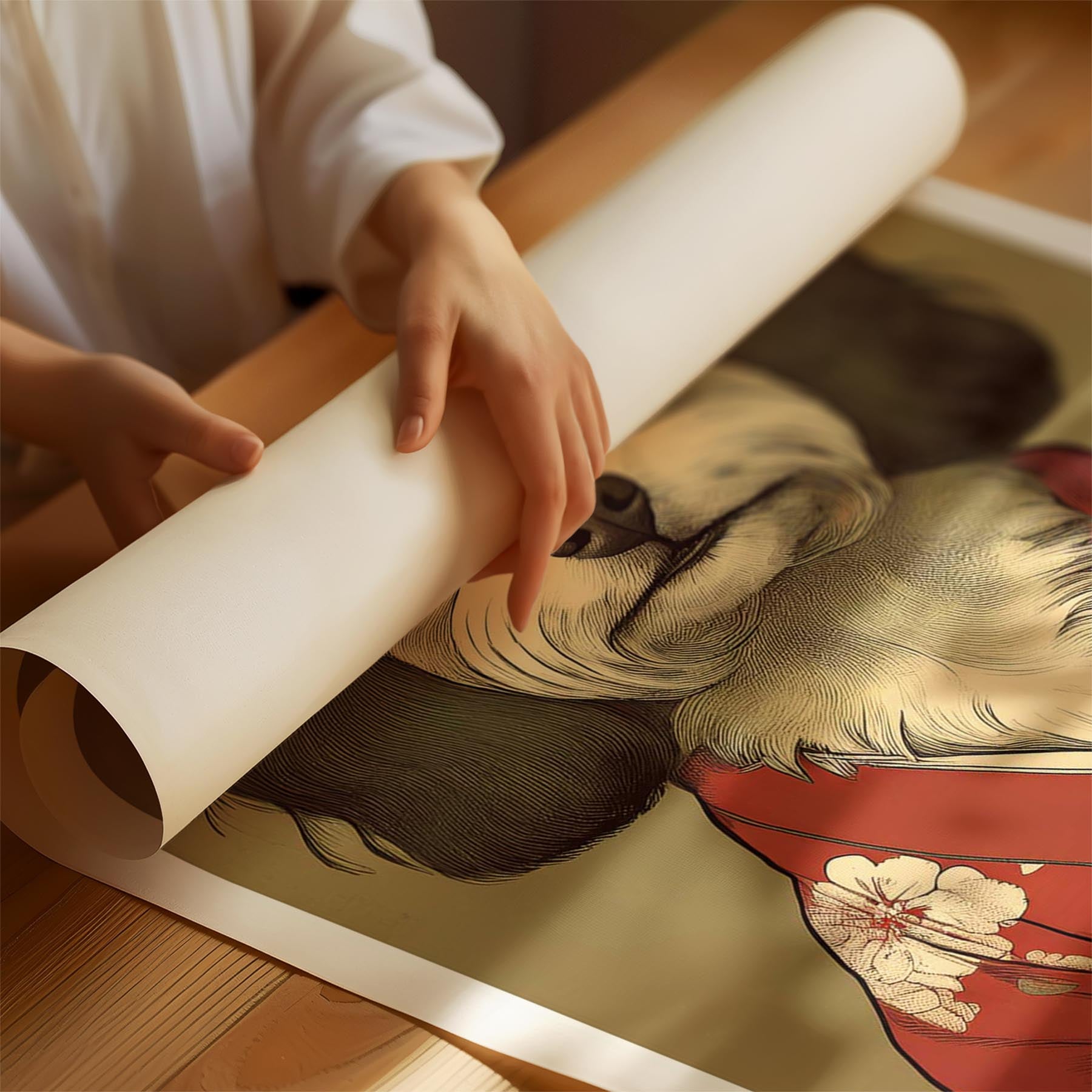 Coton de Tulear Japanse Kimono Dog Series image 1