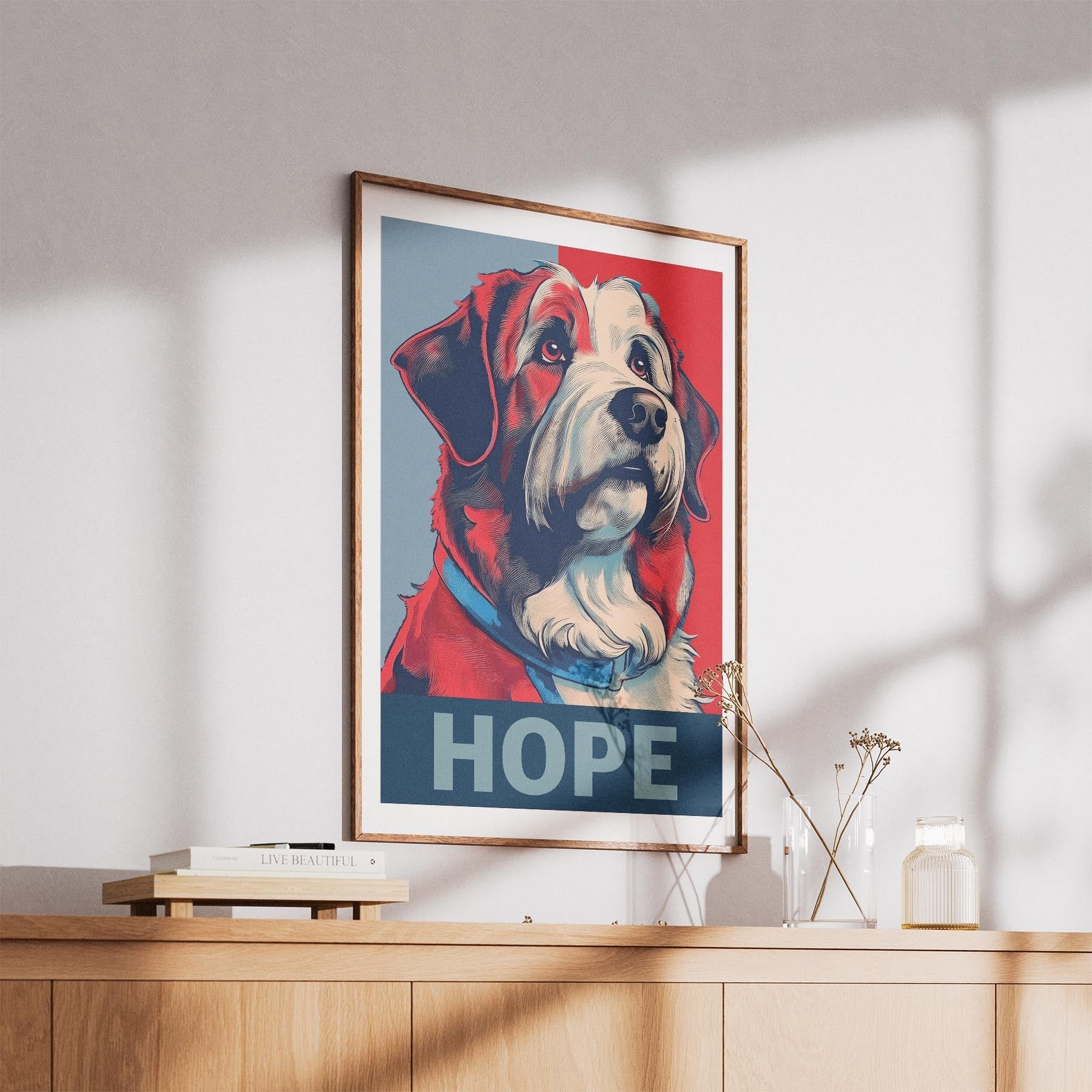 Smithfield Sheepdog HOPE Series Inspired by the Obama Poster image 5