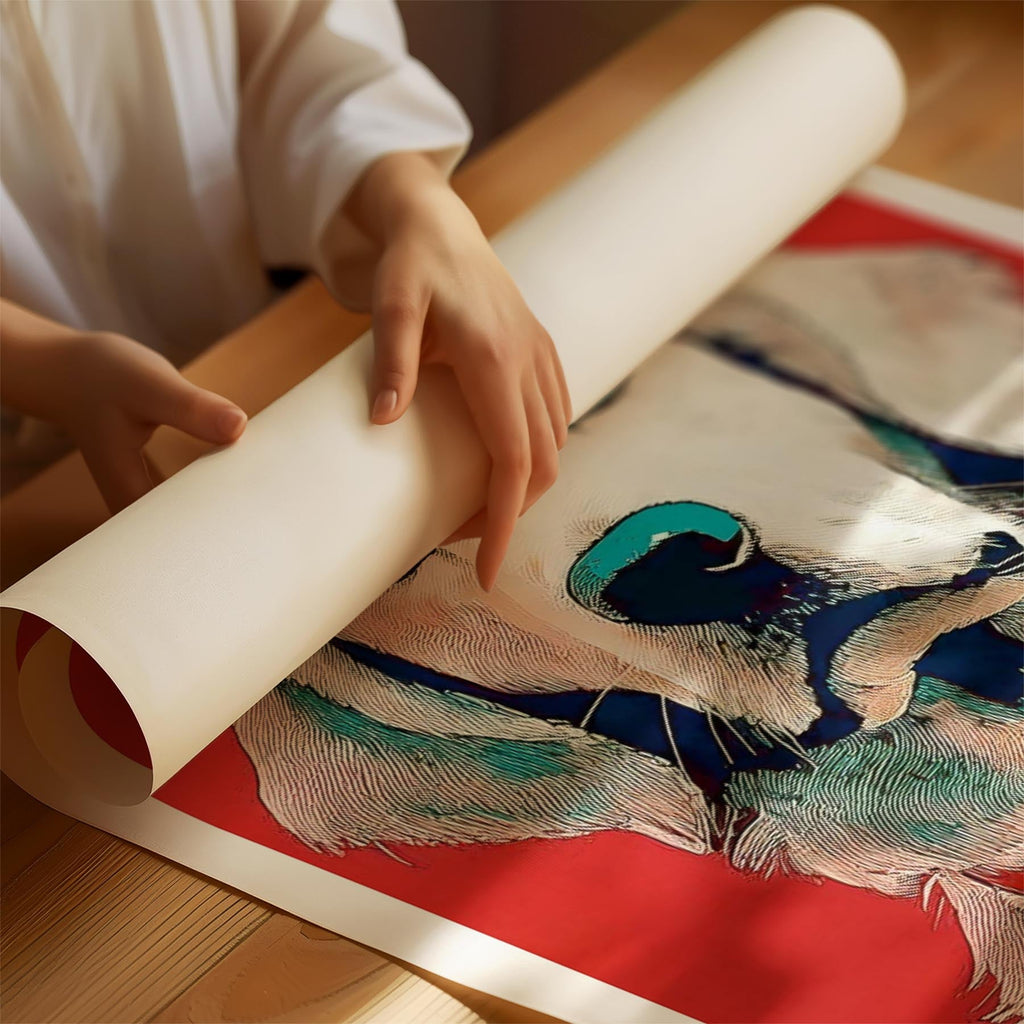 Curly Coated Retriever Red Dog Series image 1