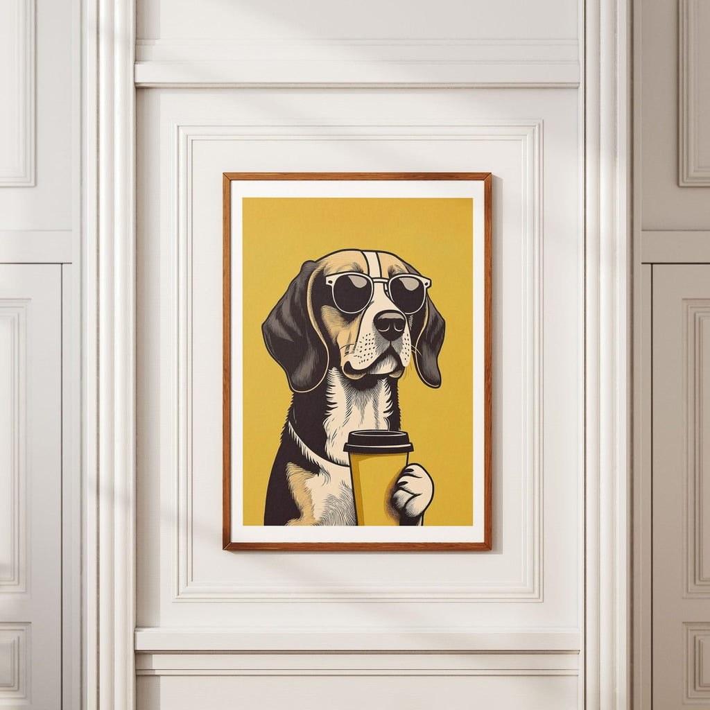 Beagle Chillin Coffee Dog image 2