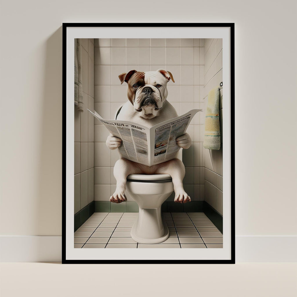 Bulldog Toilet Humour Dog Series 3 image 0