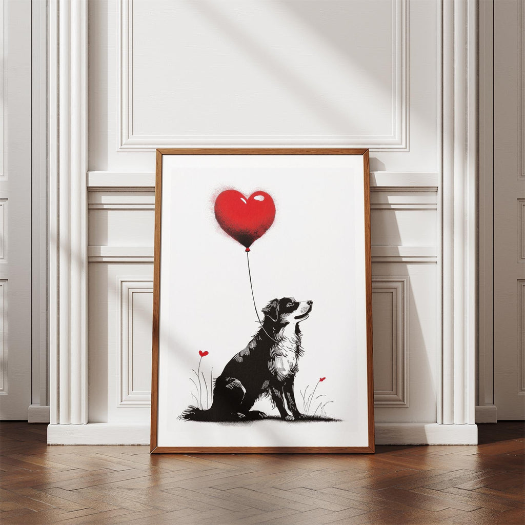 Australian Shepherd DOGSY Series inspired by the Art of Banksy image 4