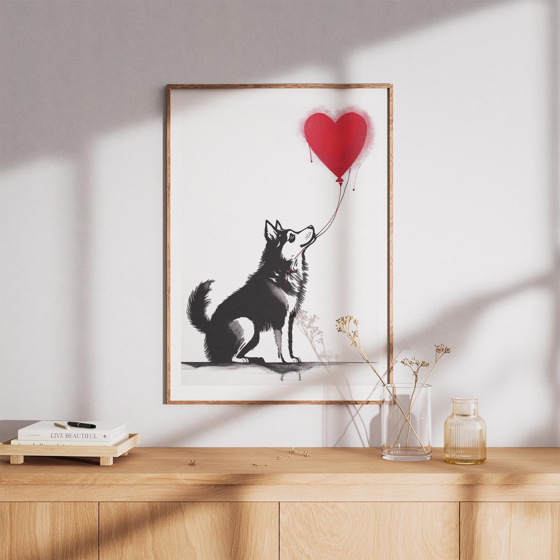 Alaskan Malamute DOGSY Series inspired by the Art of Banksy image 8