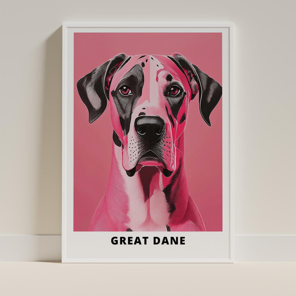 Great Dane Pink and Black Dog Series 3 image 9