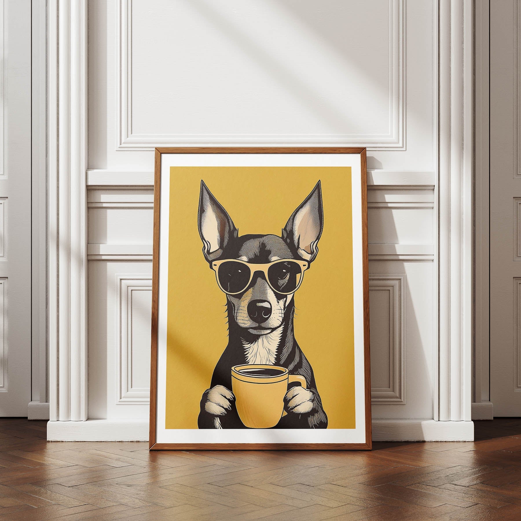 Dashund Chillin Coffee Dog image 4