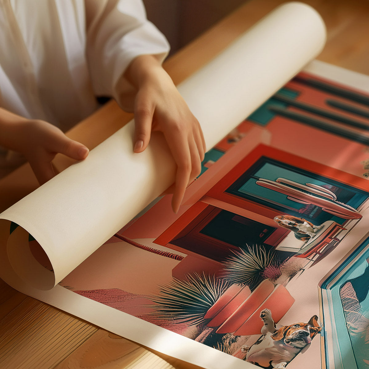 Basset Hound Pool Party image 3