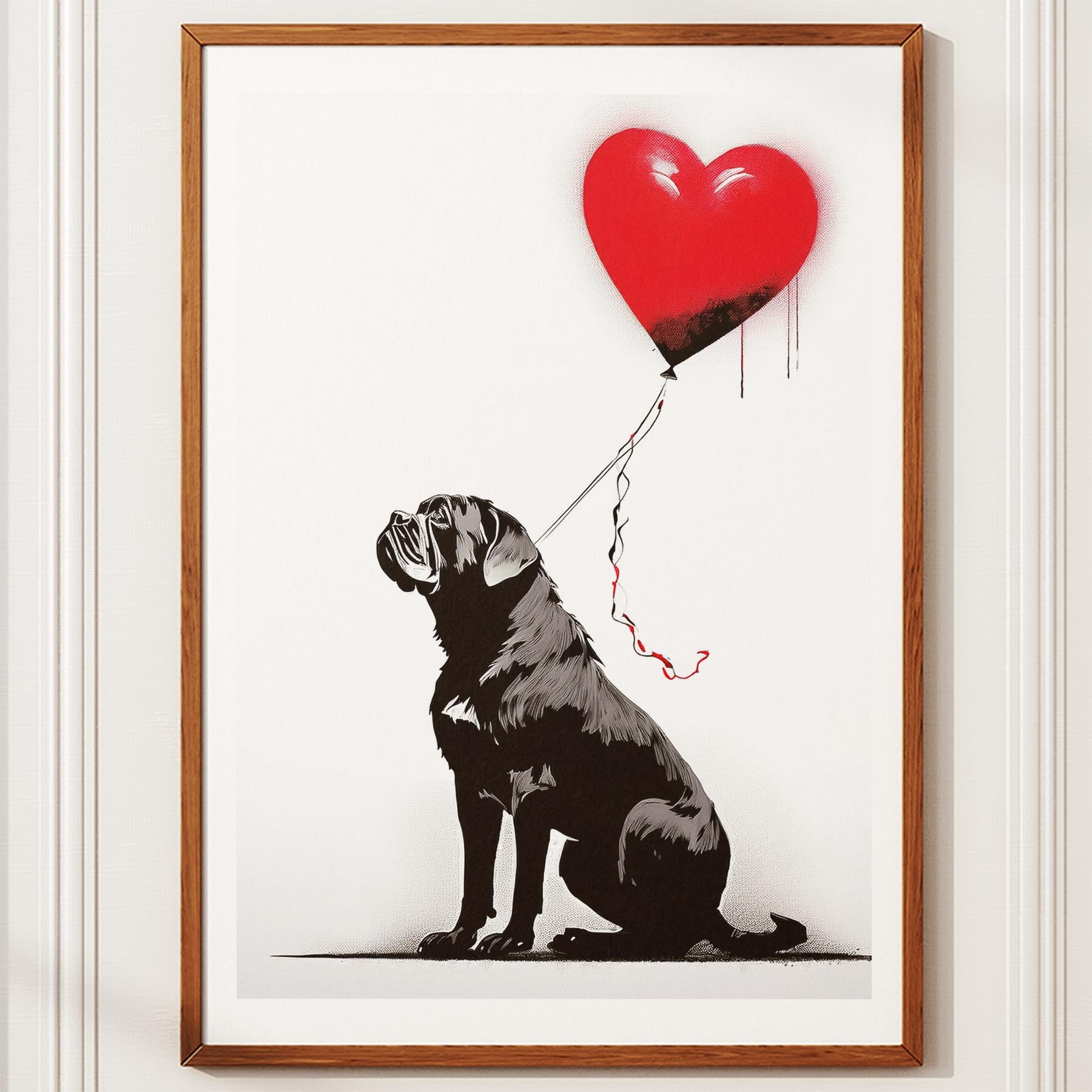 Mastiff DOGSY Series inspired by the Art of Banksy image 10
