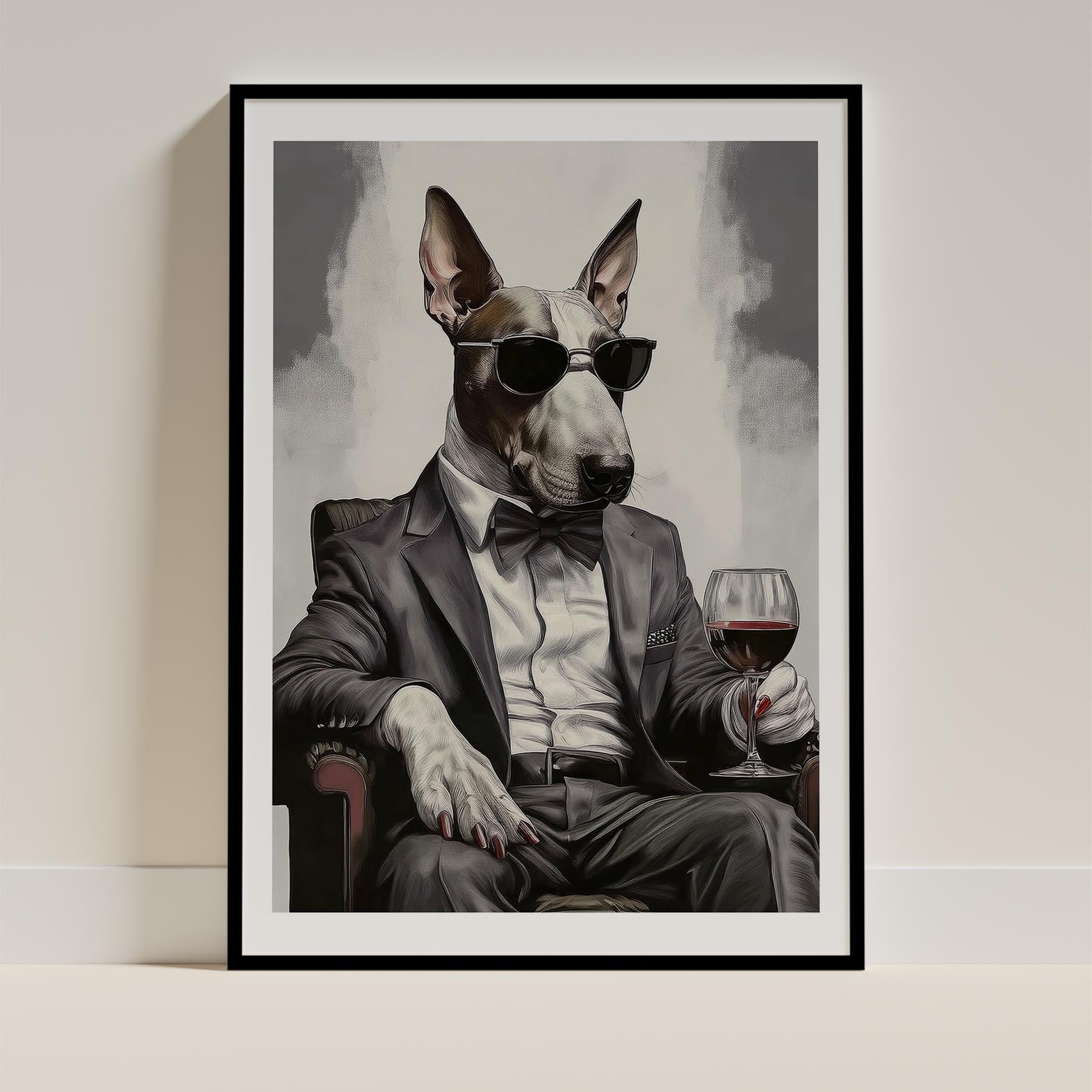Bull Terrier Dog Art Print Unframed Vol 1 | 11 Unique Designs | Wall Art Gift for Dog Lovers - Image 9 | Dogsy & Co