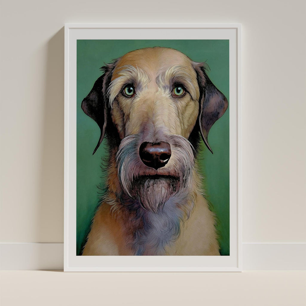 Irish Wolfhound Green Painted Series image 9