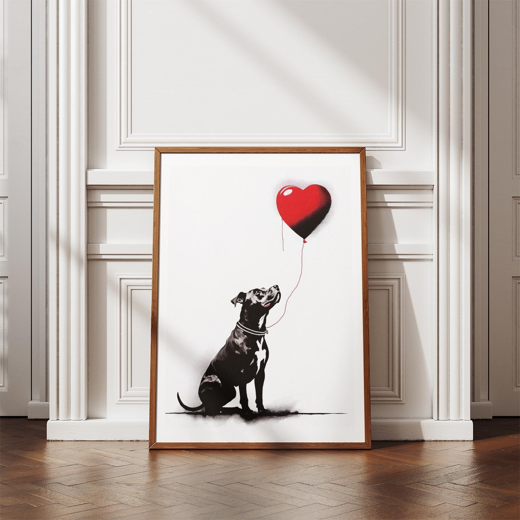 American Pitbull Terrier DOGSY Series inspired by the Art of Banksy image 4