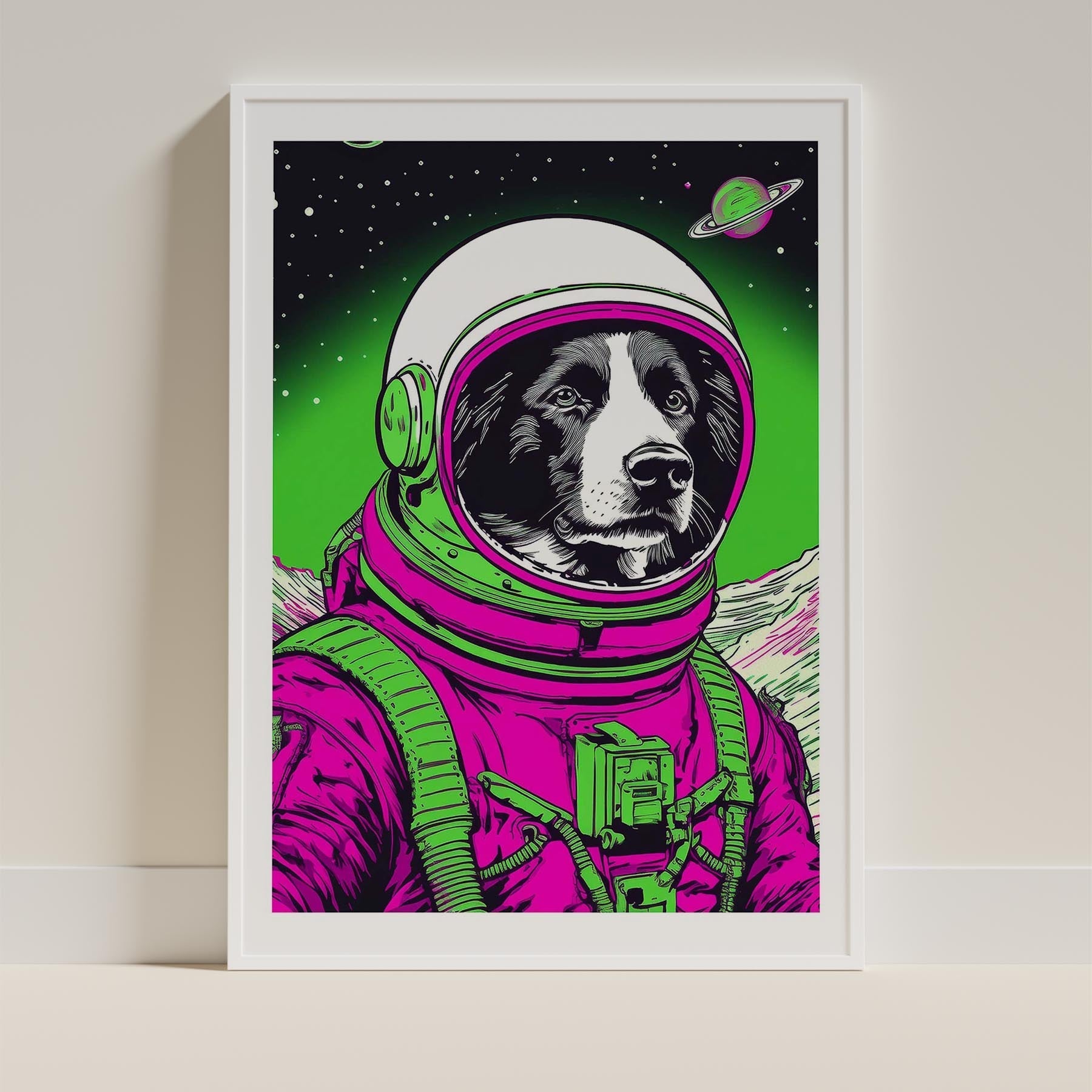 Border Collie Space Dogs Series image 9