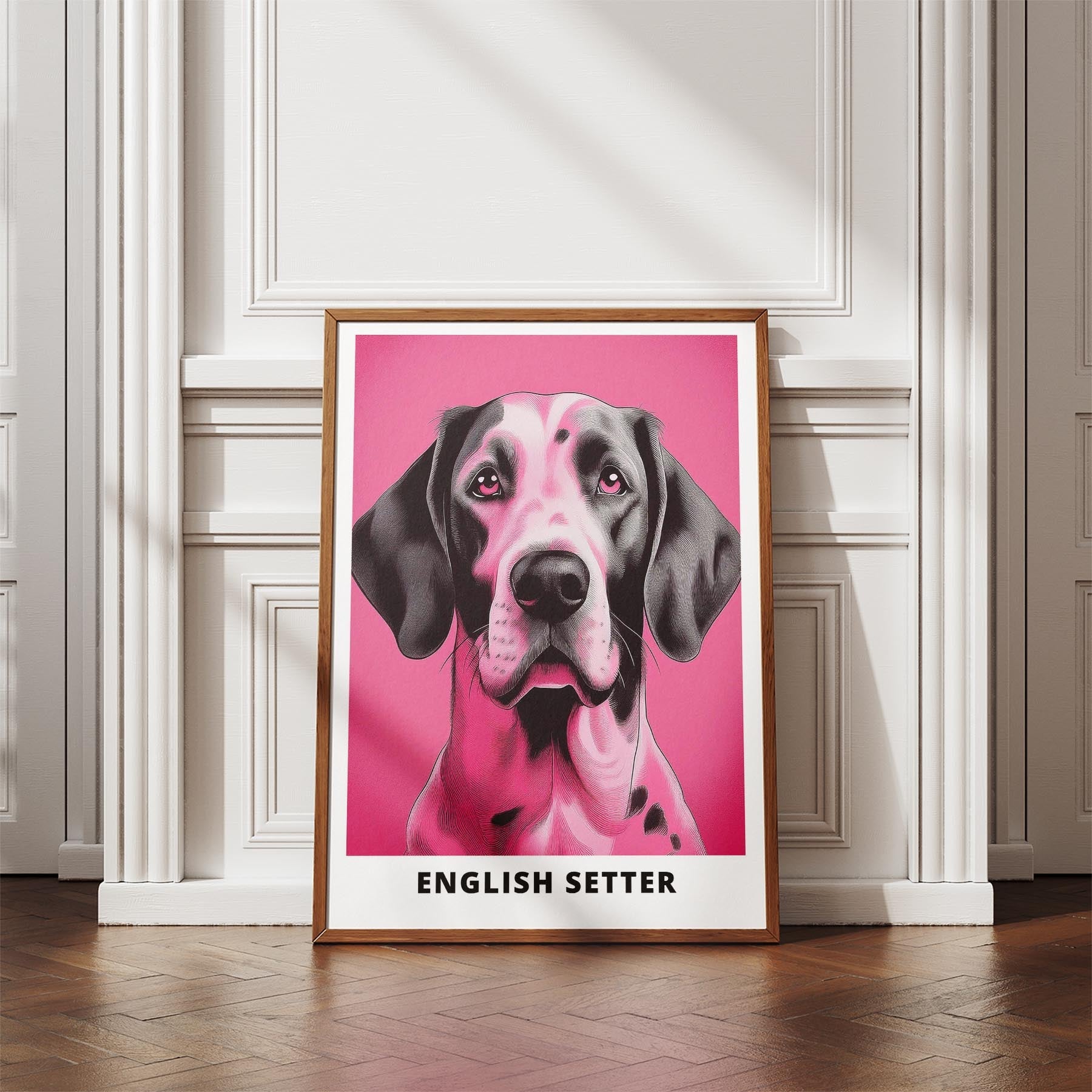English Setter Pink and Black Dog Series 1 image 4
