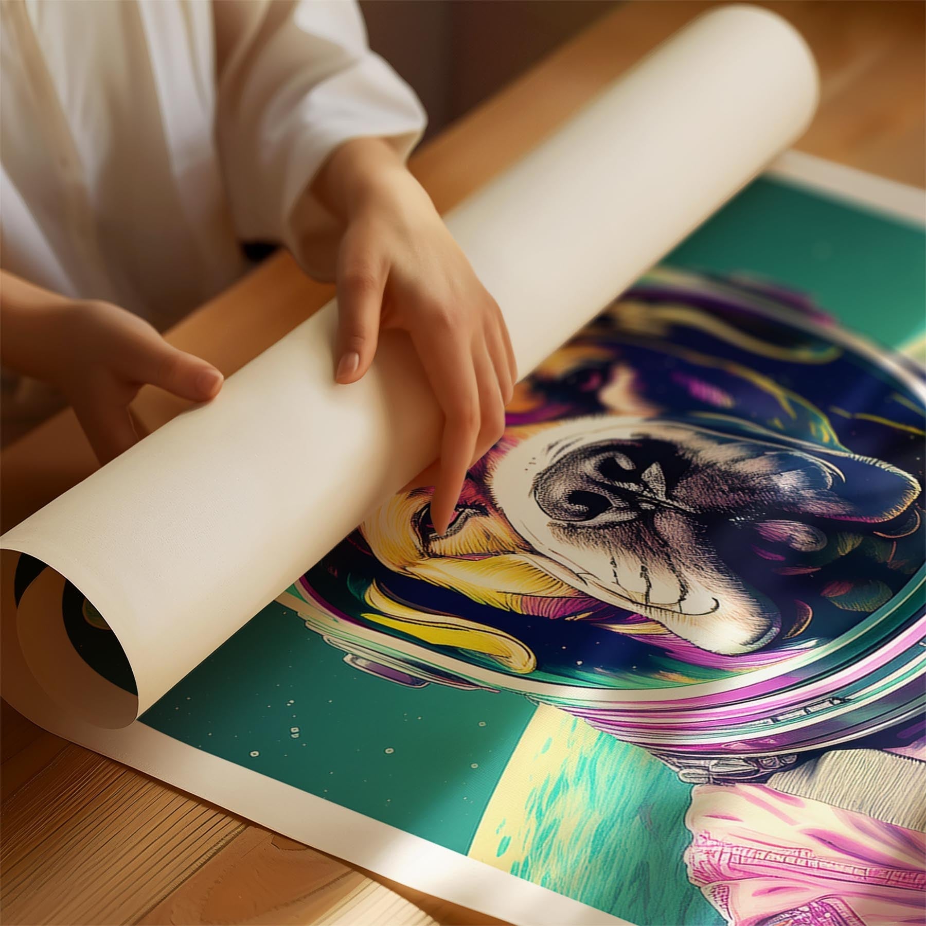 Dogue de Bordeaux Space Dogs Series image 1