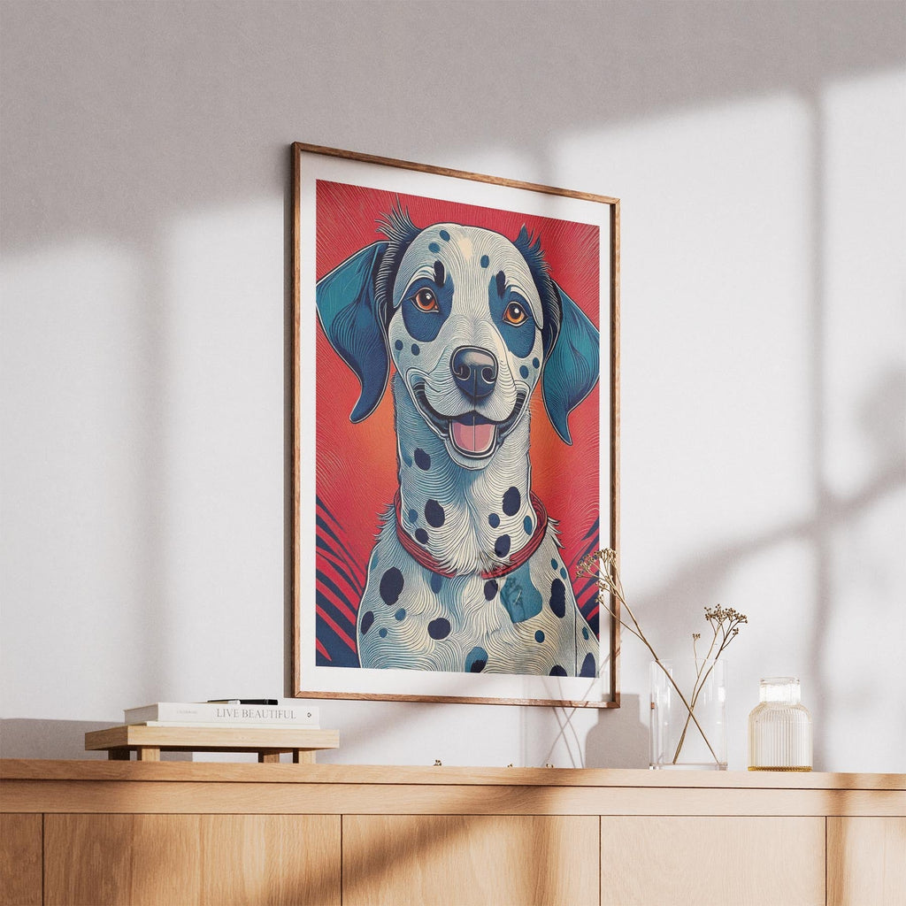 Dalmatian Hokusai Japanese Inspired Dog Series 1 image 5