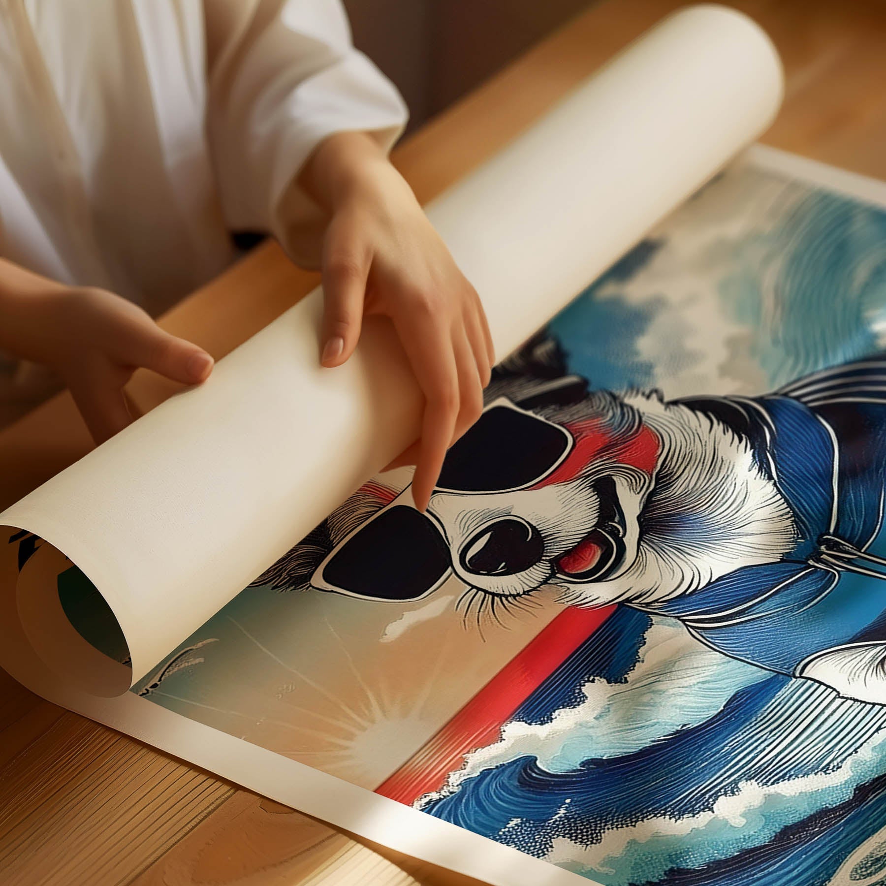 Jack Russel Hokosai Surfer Dogs 1 image 3