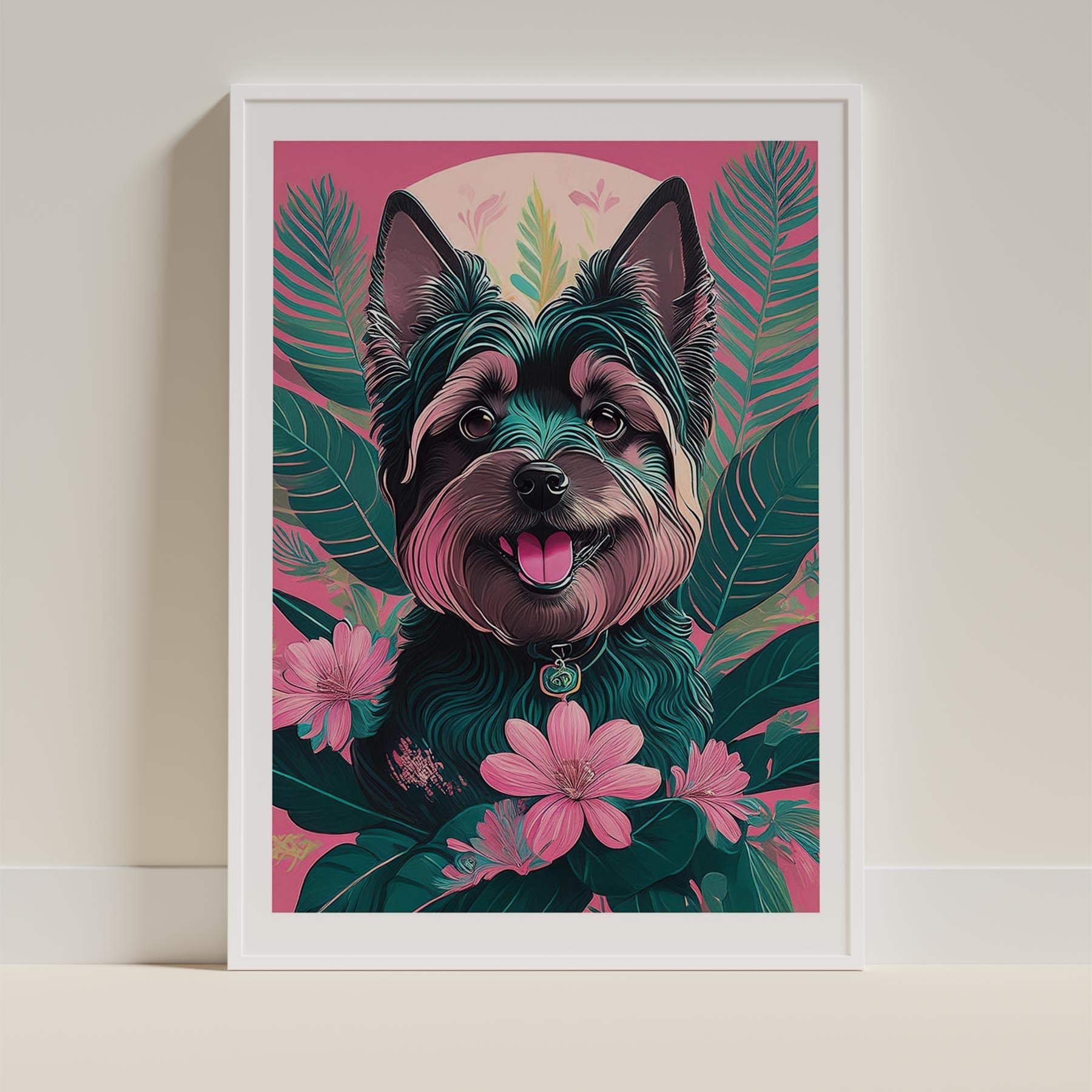 Yorkshire Terrier Flowery Dog image 9