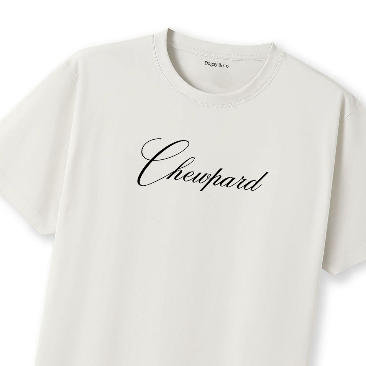CHEWPARD Dogsigner T-Shirt - close up view