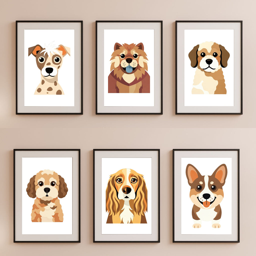 Bold Block Art Print - Framed Nursery Mockup