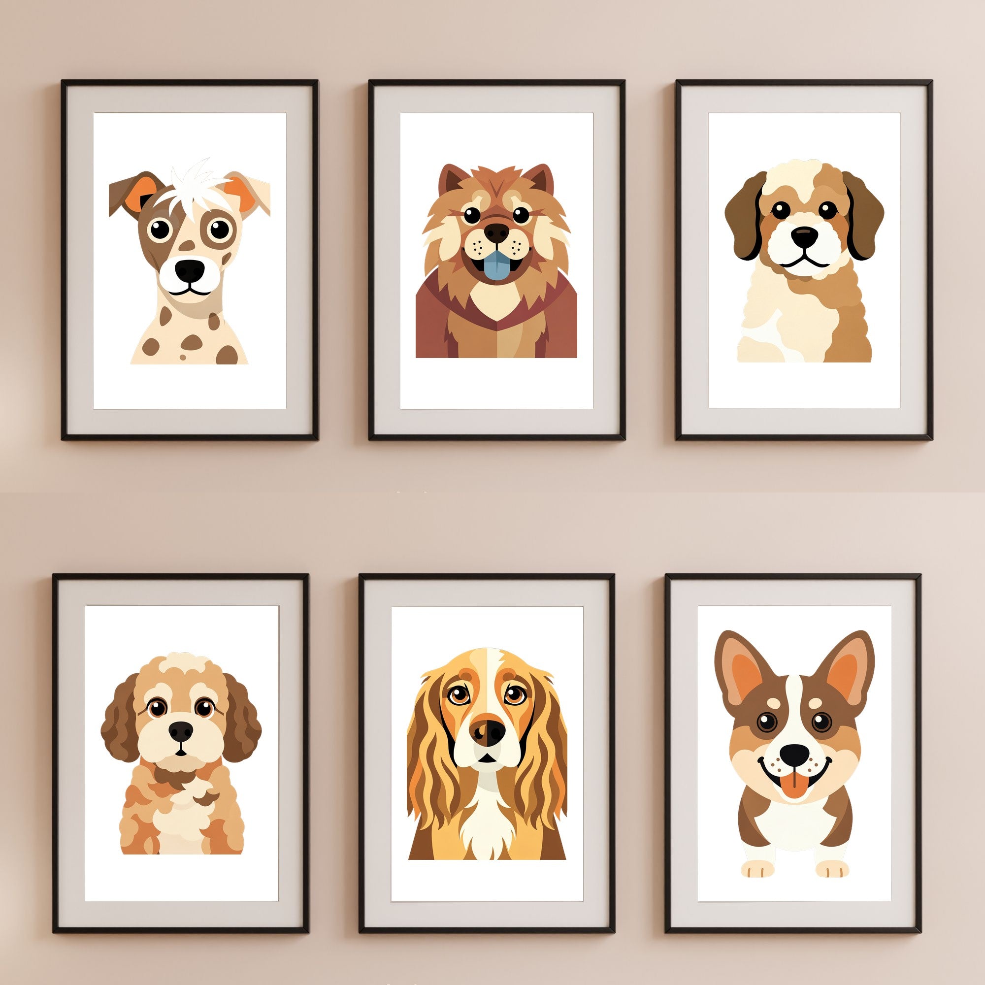 Bold Block Art Print - Framed Nursery Mockup