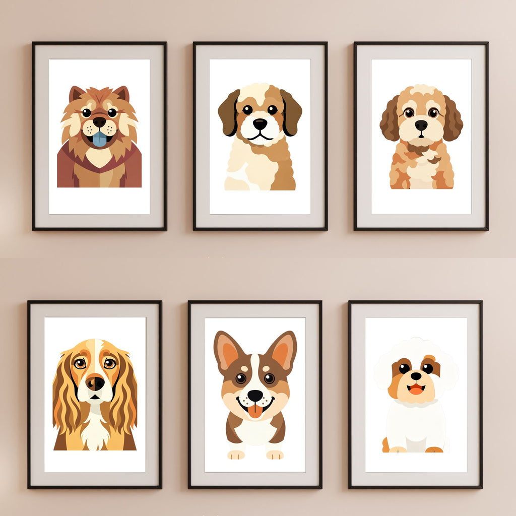Bold Block Art Print - Framed Nursery Mockup