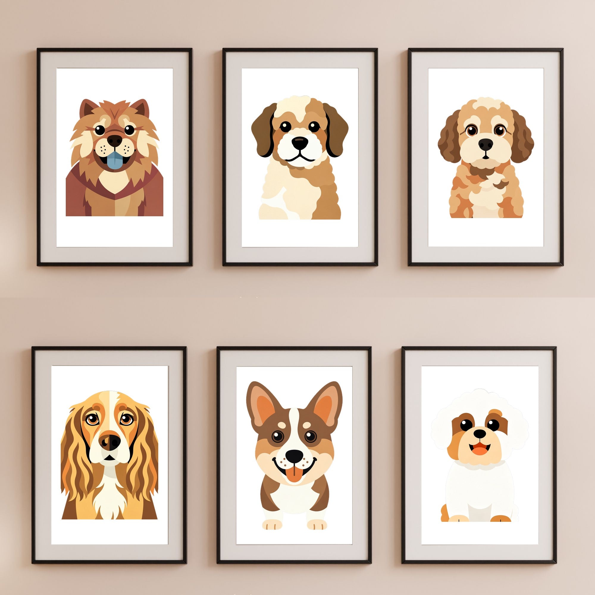 Bold Block Art Print - Framed Nursery Mockup
