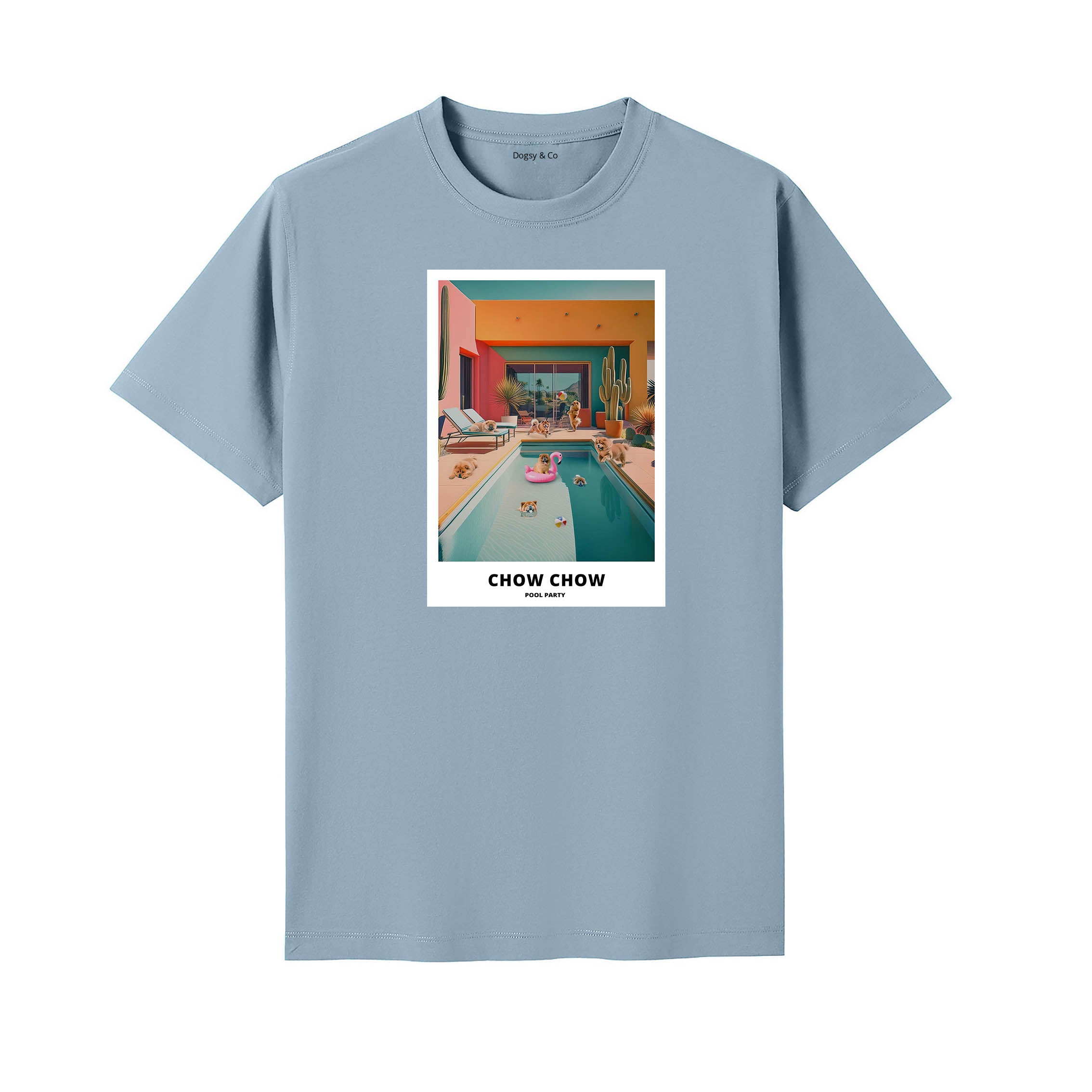Chow Chow Pool Party T-shirt