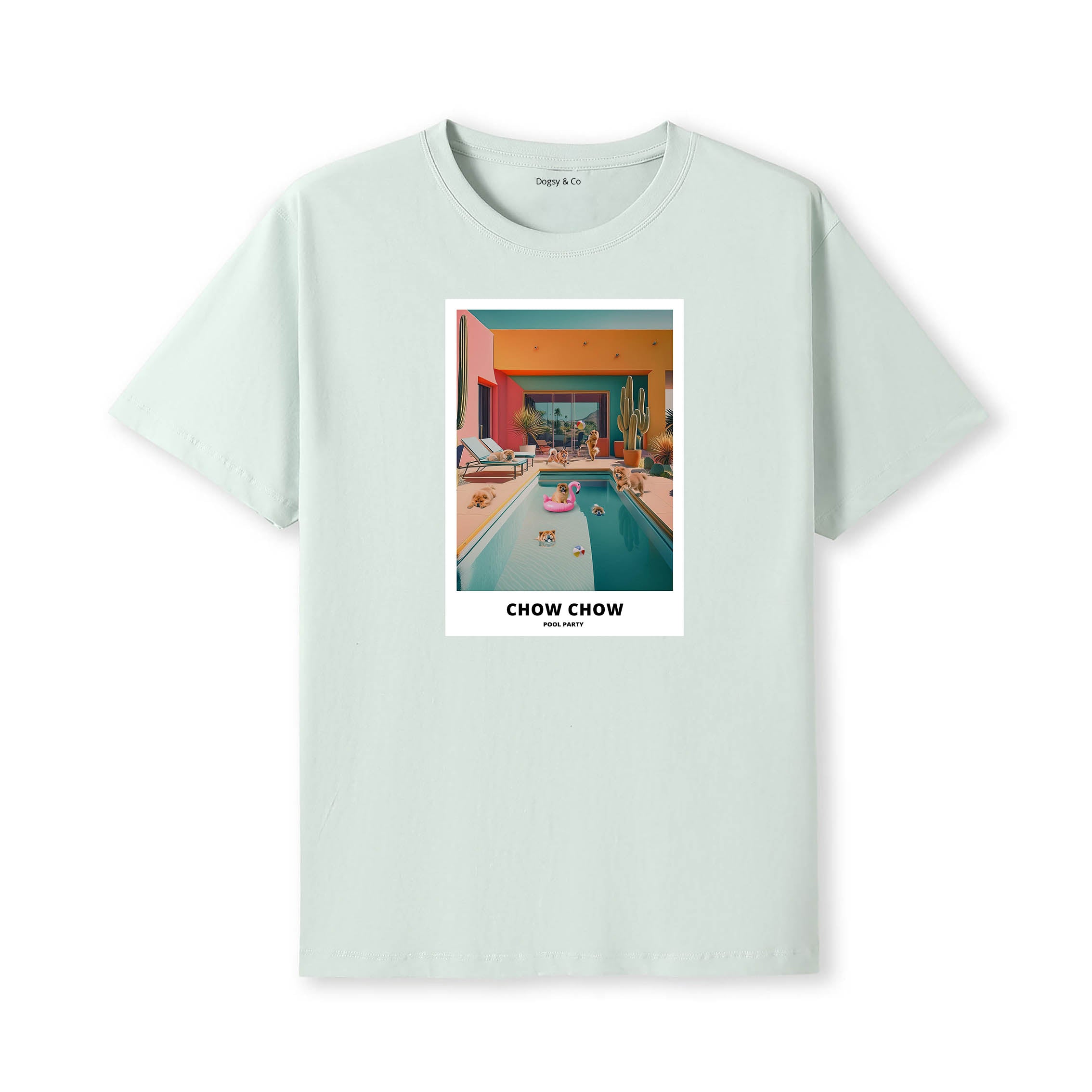 Chow Chow Pool Party T-shirt