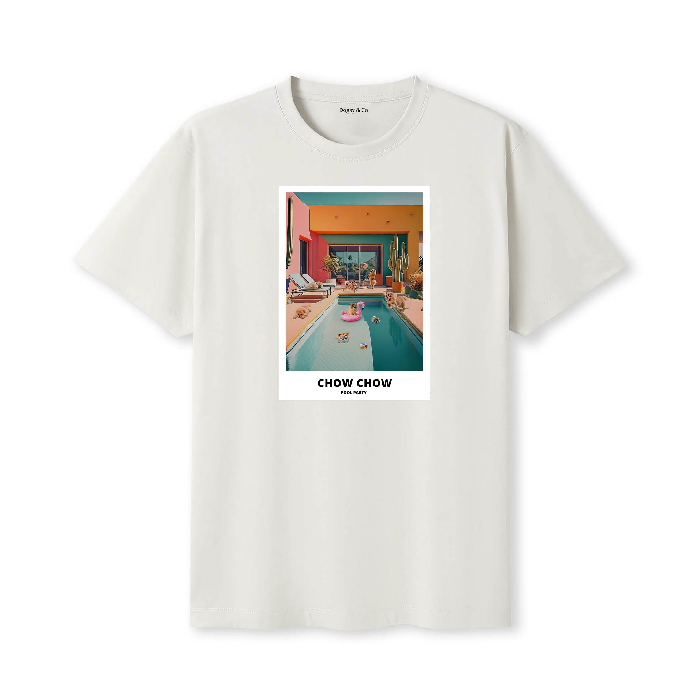 Chow Chow Pool Party T-shirt