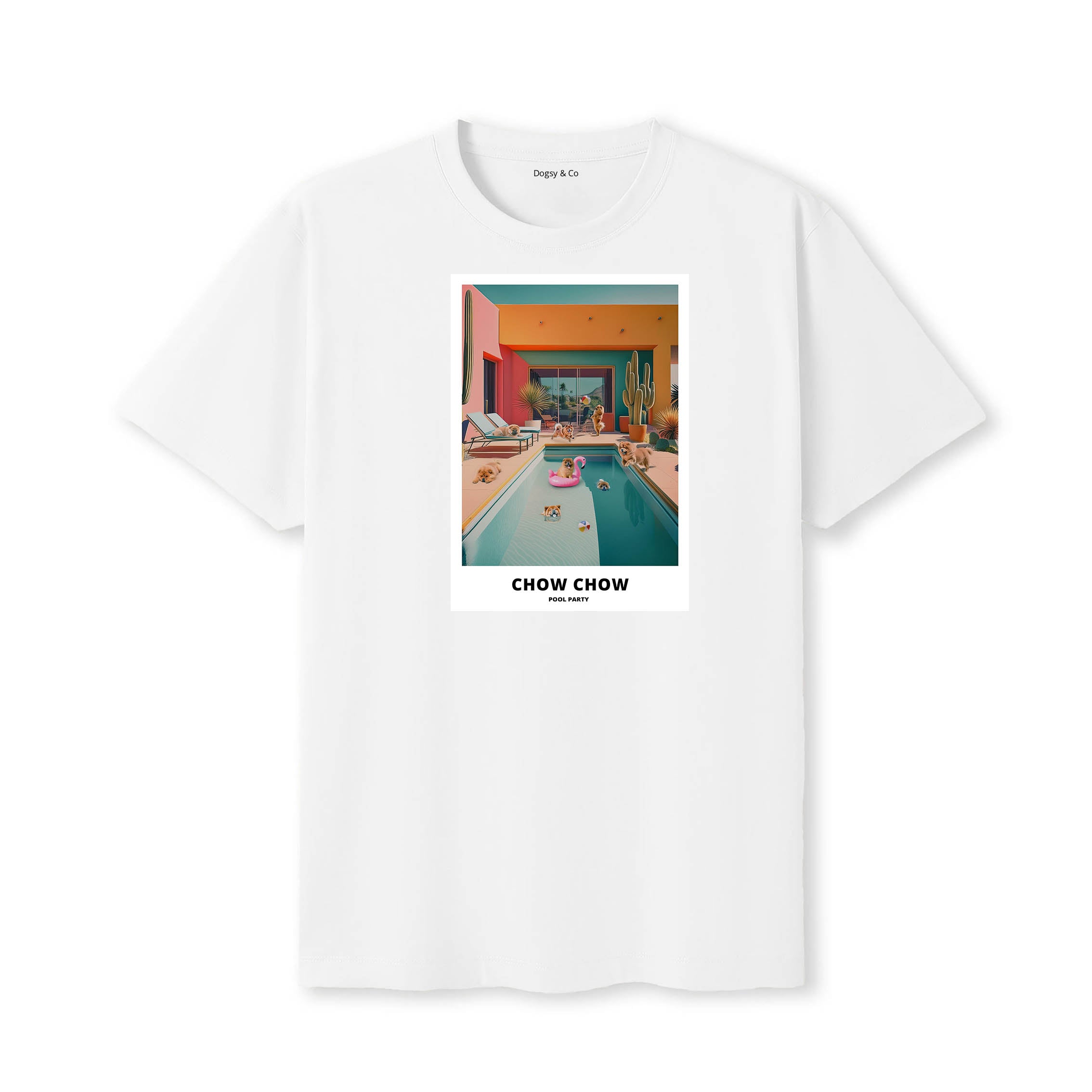 Chow Chow Pool Party T-shirt