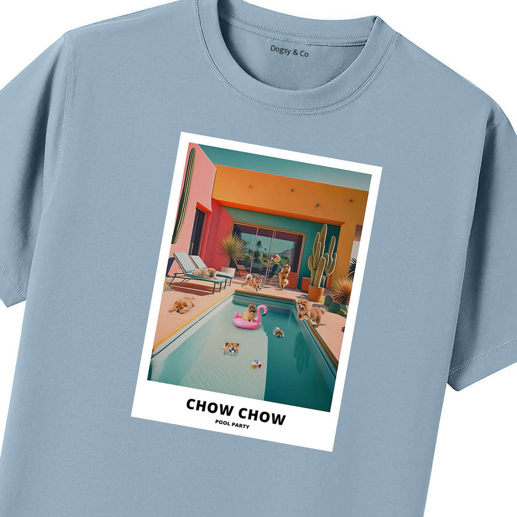 Chow Chow Pool Party T-shirt