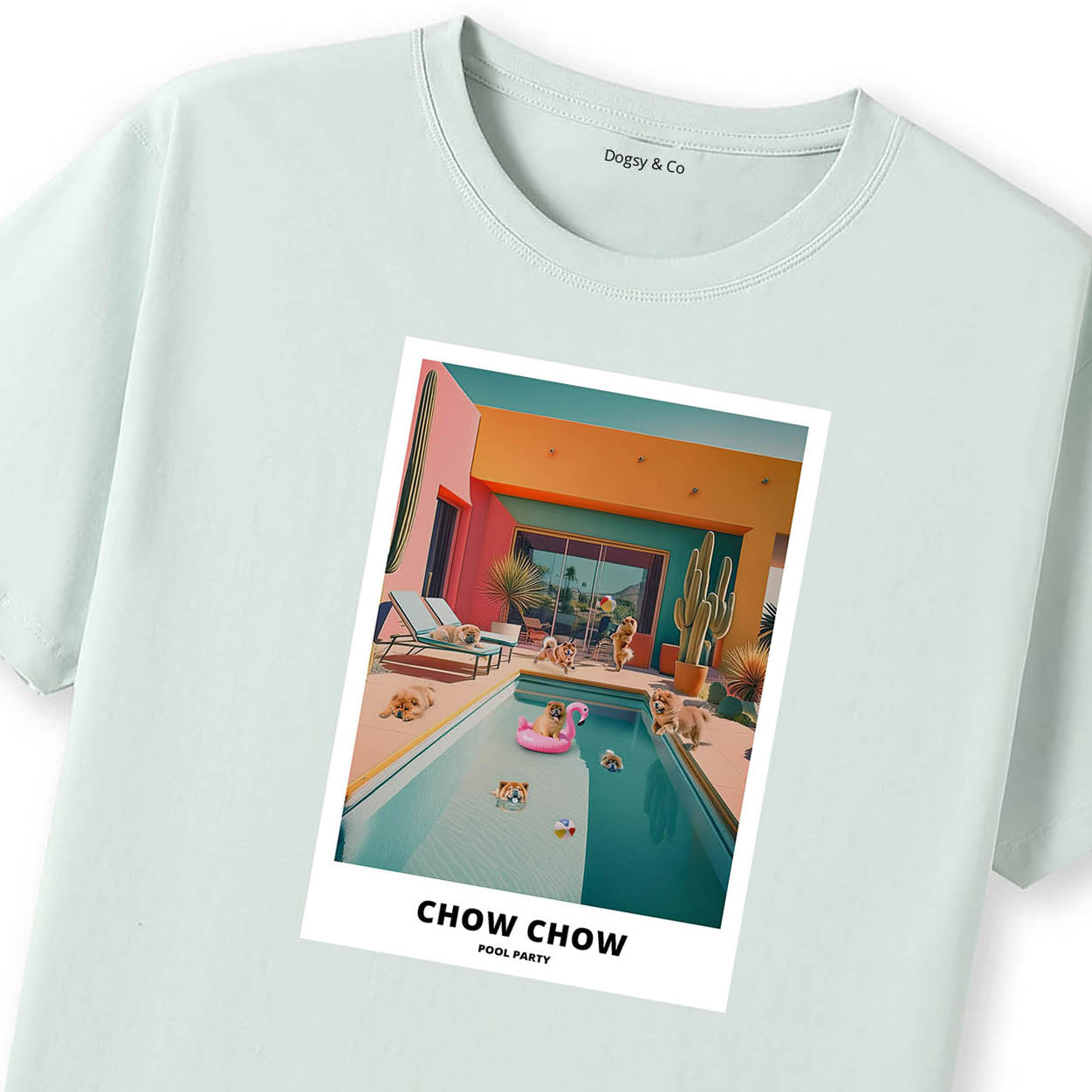 Chow Chow Pool Party T-shirt