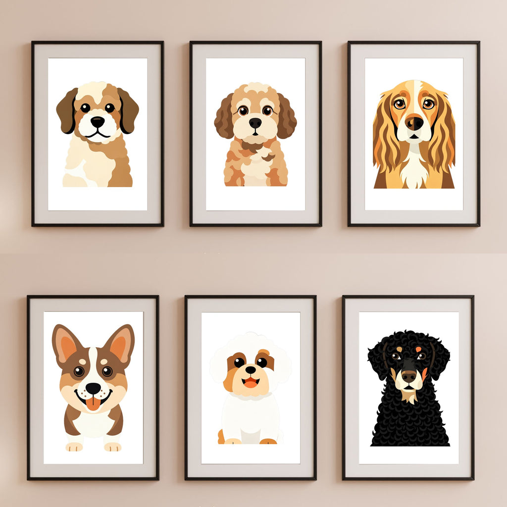 Bold Block Art Print - Framed Nursery Mockup