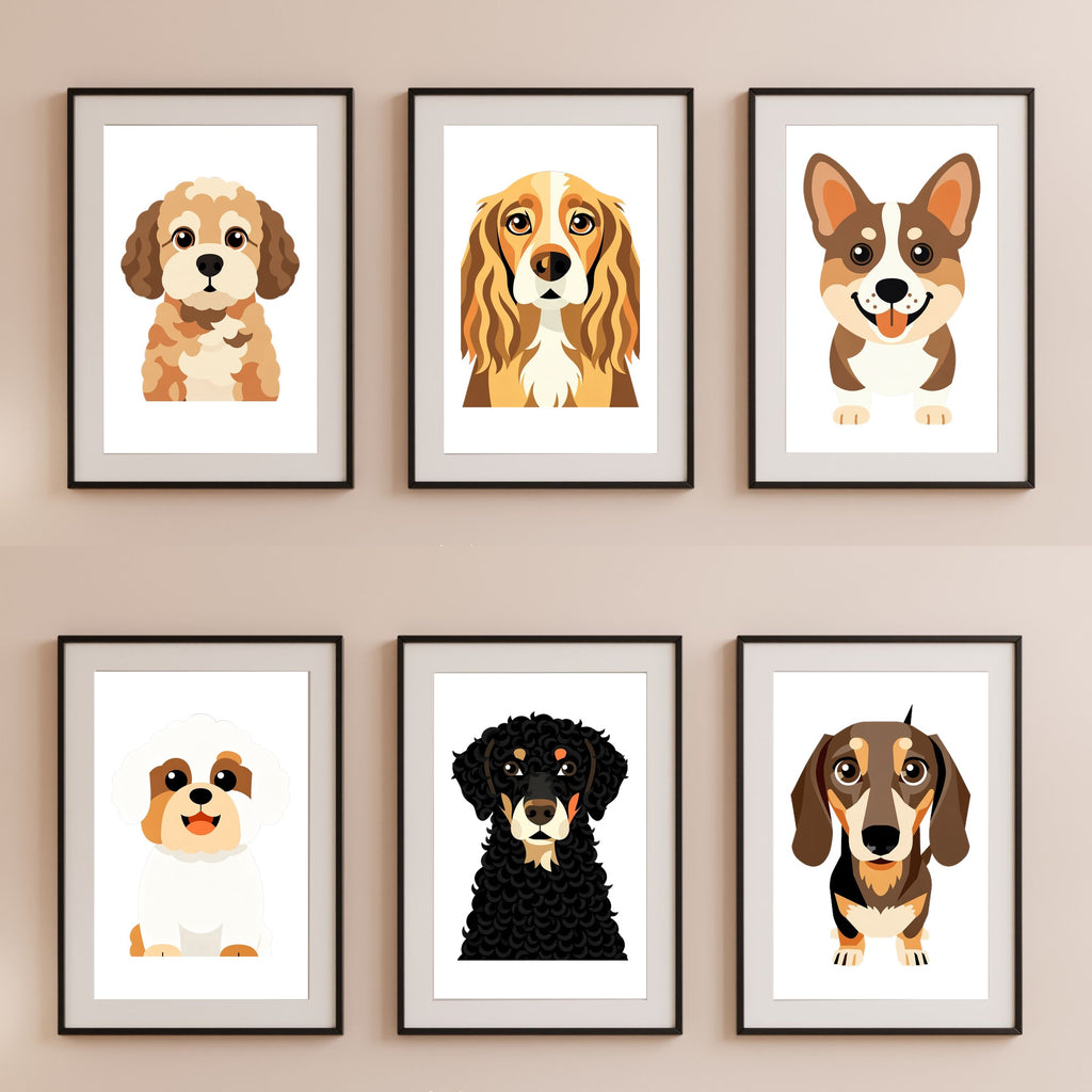 Bold Block Art Print - Framed Nursery Mockup