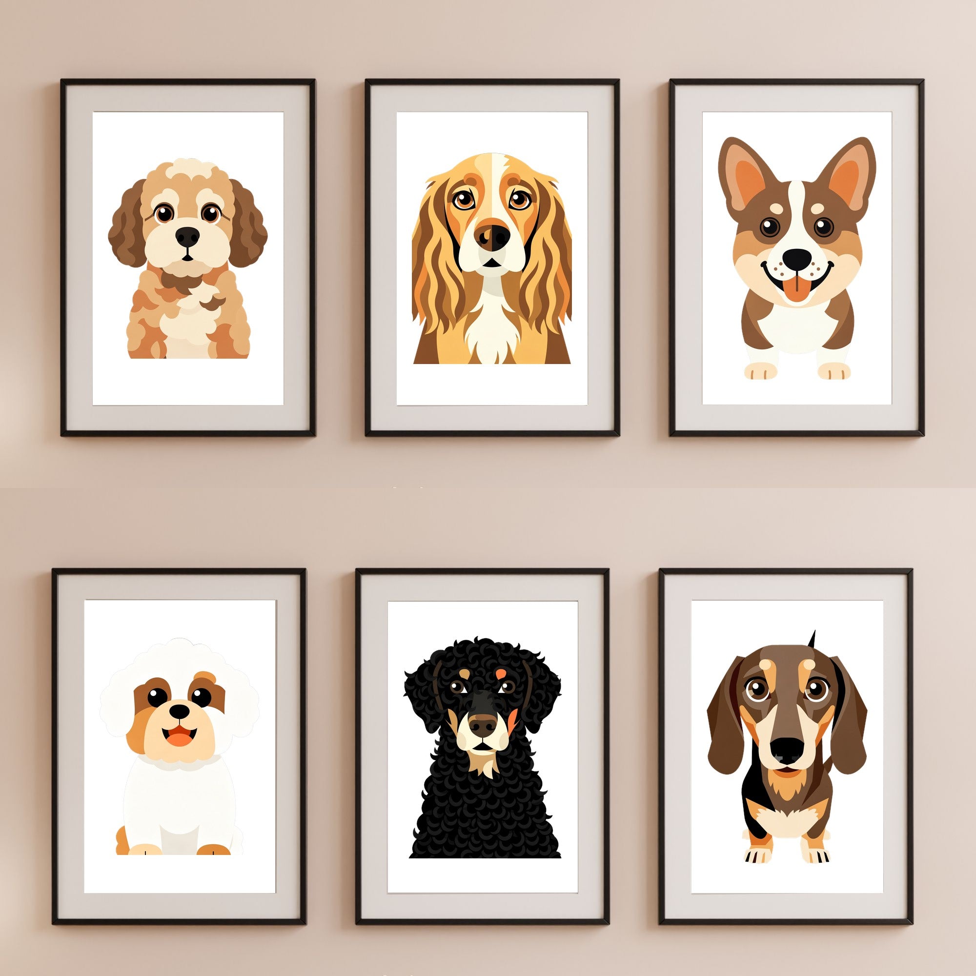 Bold Block Art Print - Framed Nursery Mockup