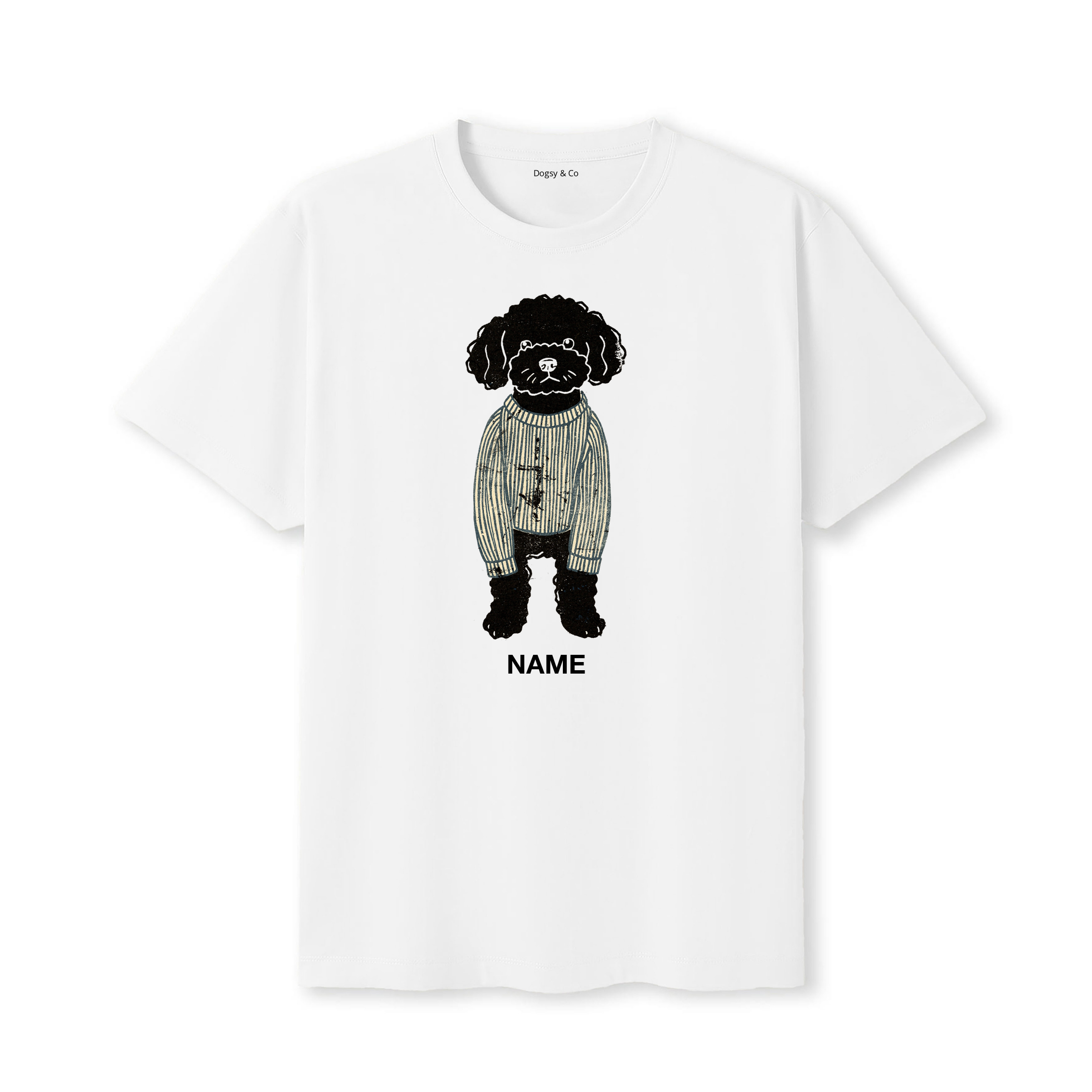Cockapoo Jumper Dog Custom T-Shirt - White