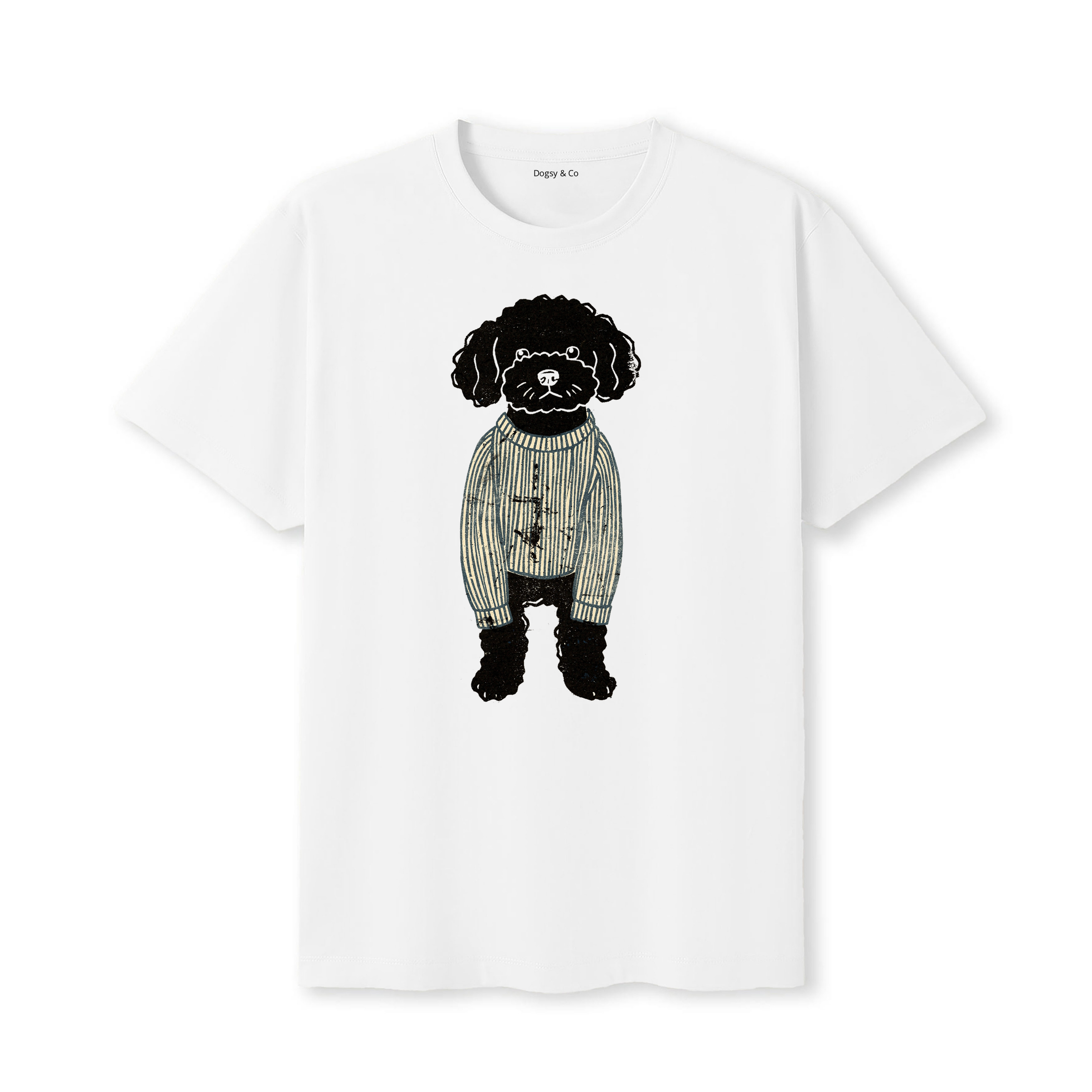 Cockapoo Jumper Dog T-Shirt - White