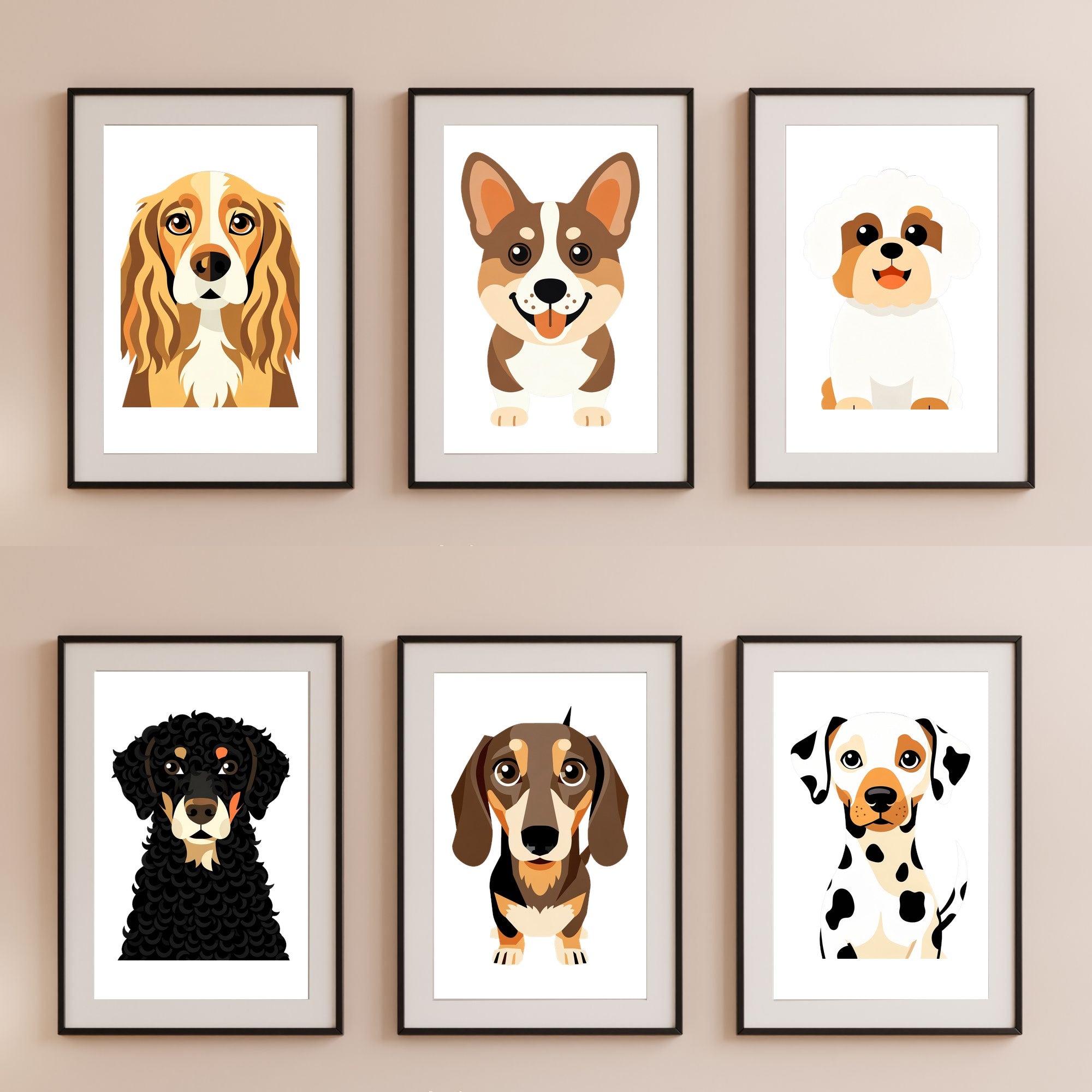Bold Block Art Print - Framed Nursery Mockup