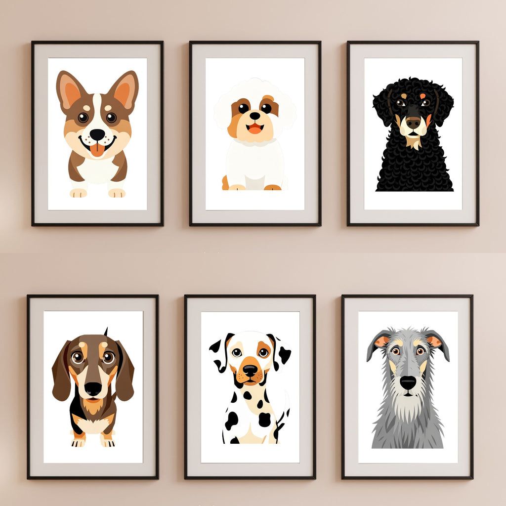 Bold Block Art Print - Framed Nursery Mockup