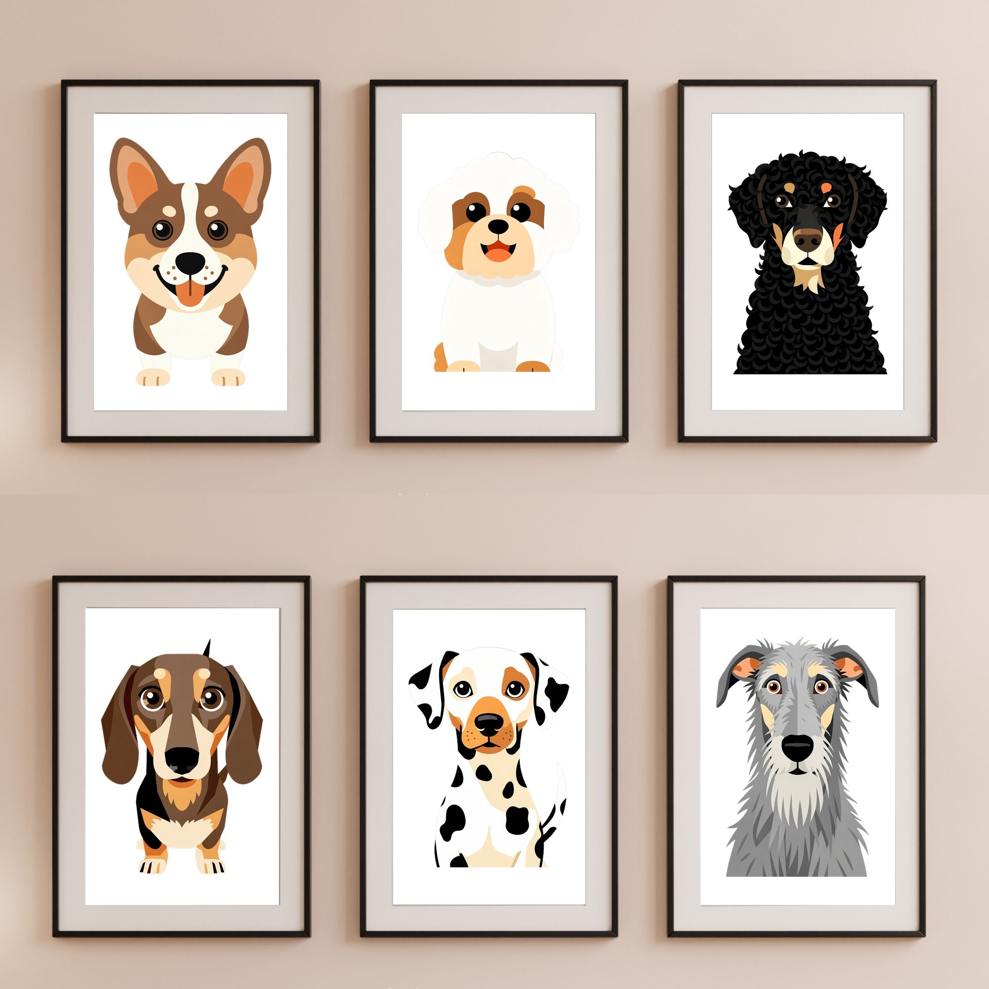 Bold Block Art Print - Framed Nursery Mockup