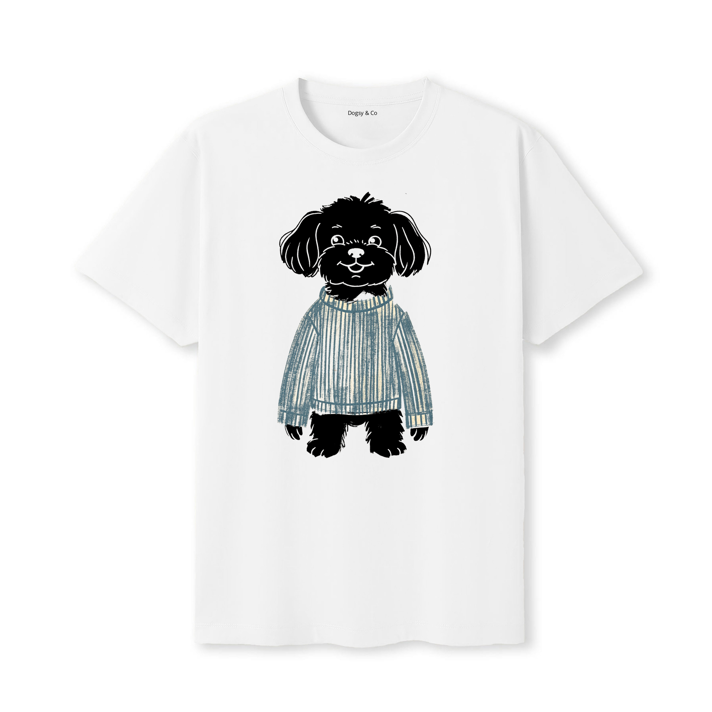 Coton de Tulear Jumper Dog T-Shirt - White